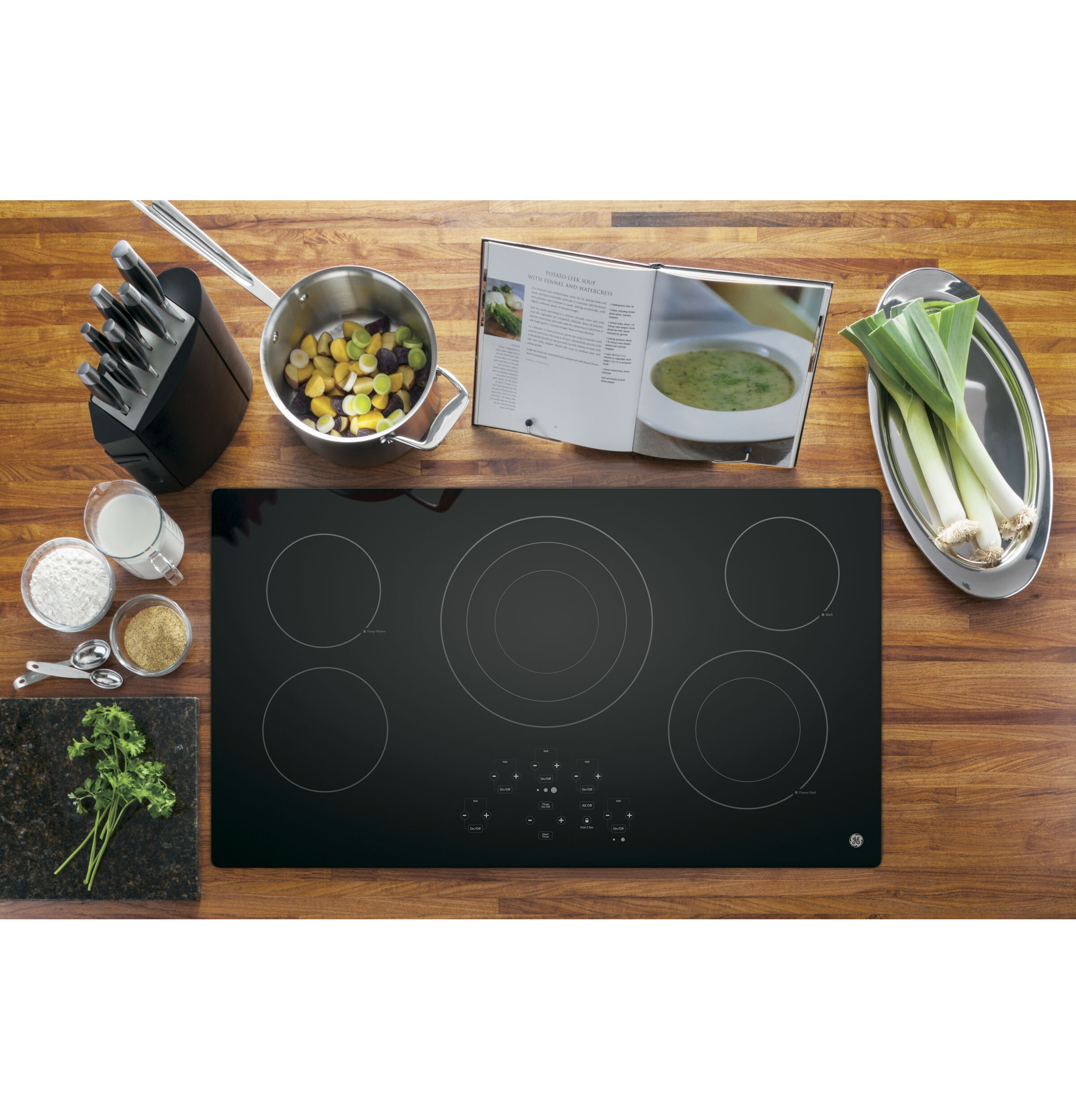 GE® 36 Built-In Electric Cooktop - JP655SMSS - GE Appliances