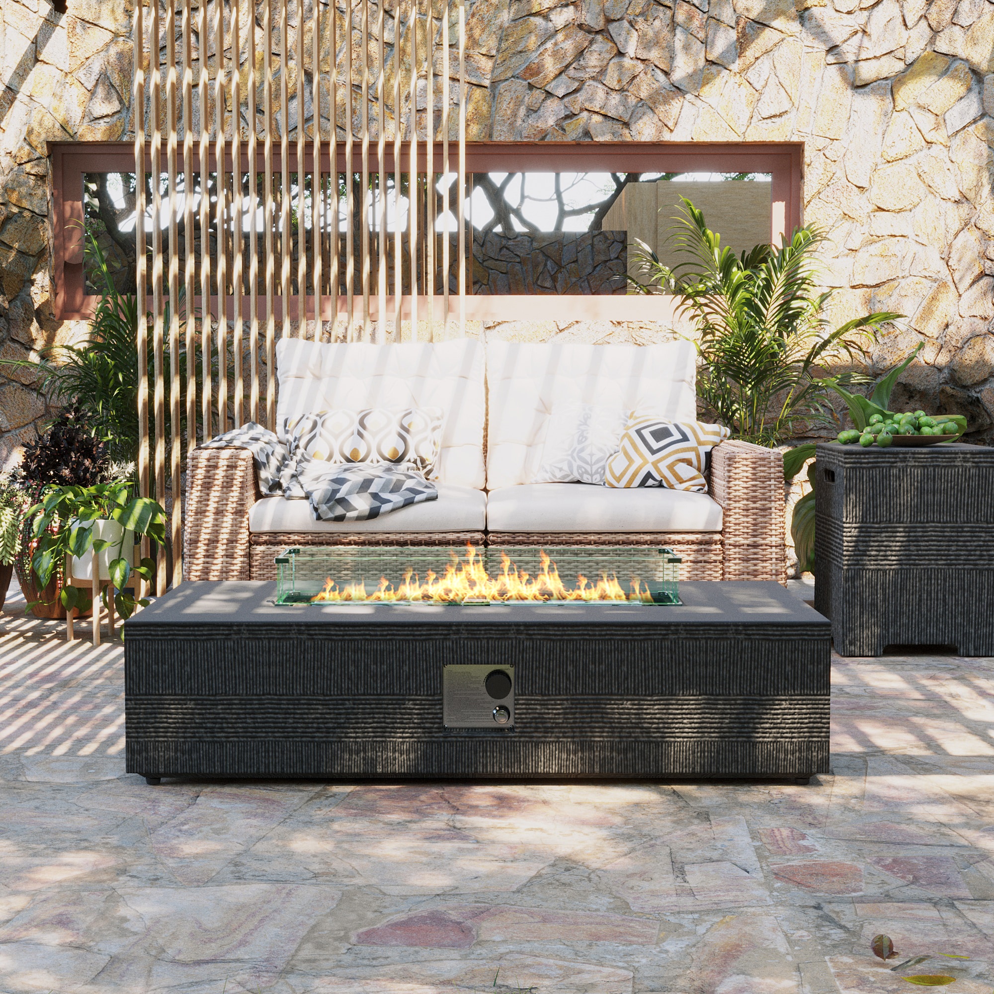 Patio Watcher LS-56MDK-SW-BW Outdoor-Gas-Firepits - View #3