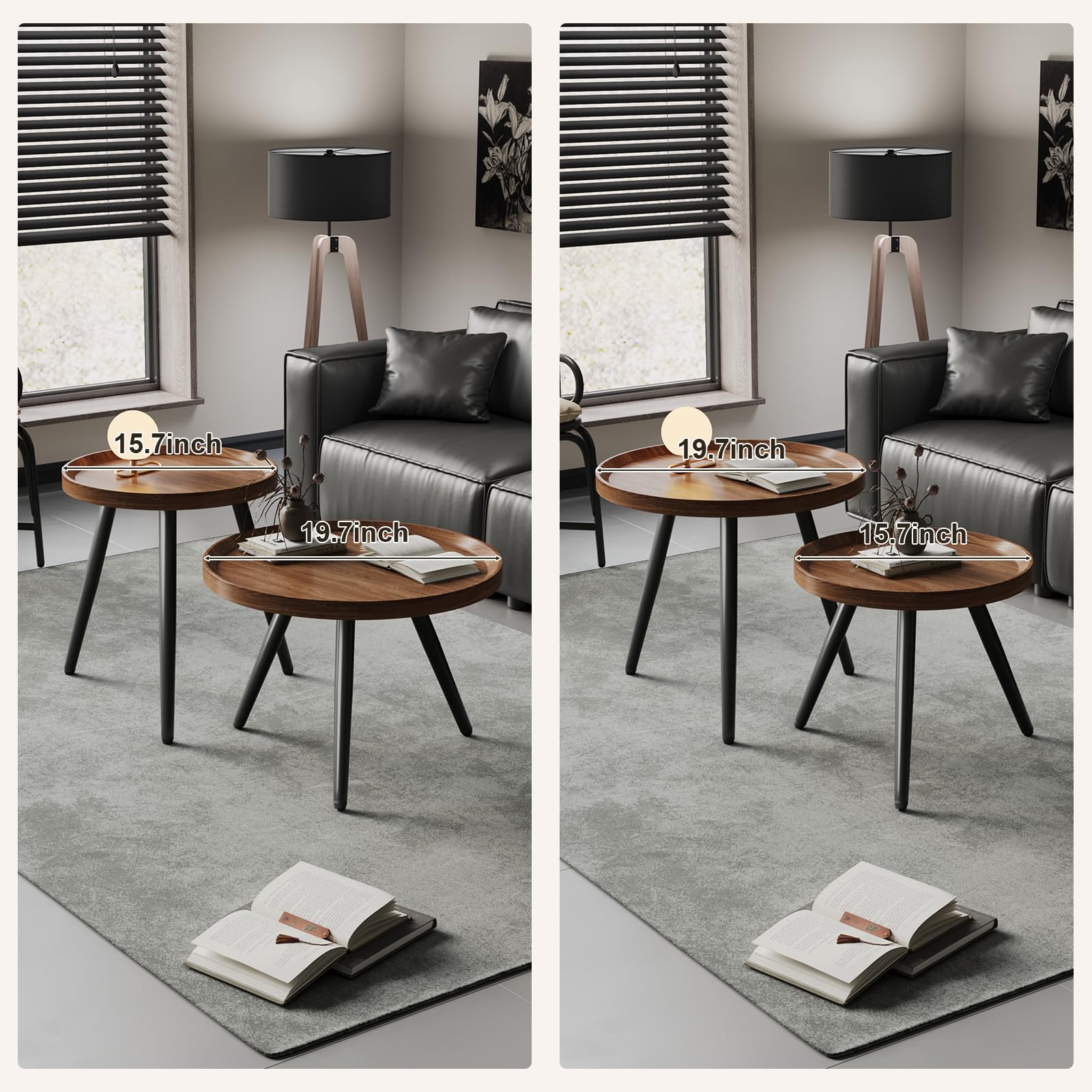 Phewnyzo LPW0710W117 Coffee-Tables - View #3
