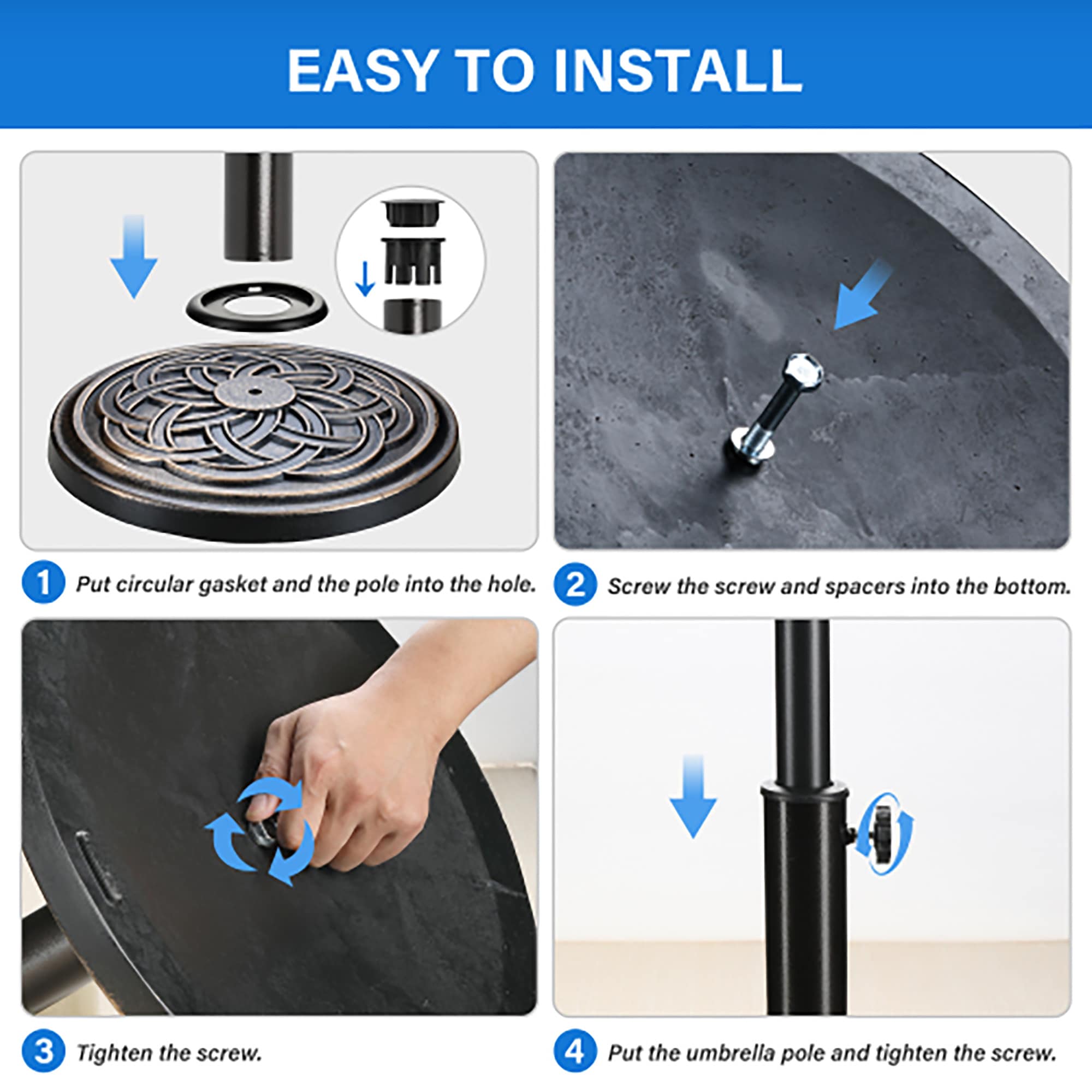 CASAINC EDWF22001 Umbrella-Bases - View #2