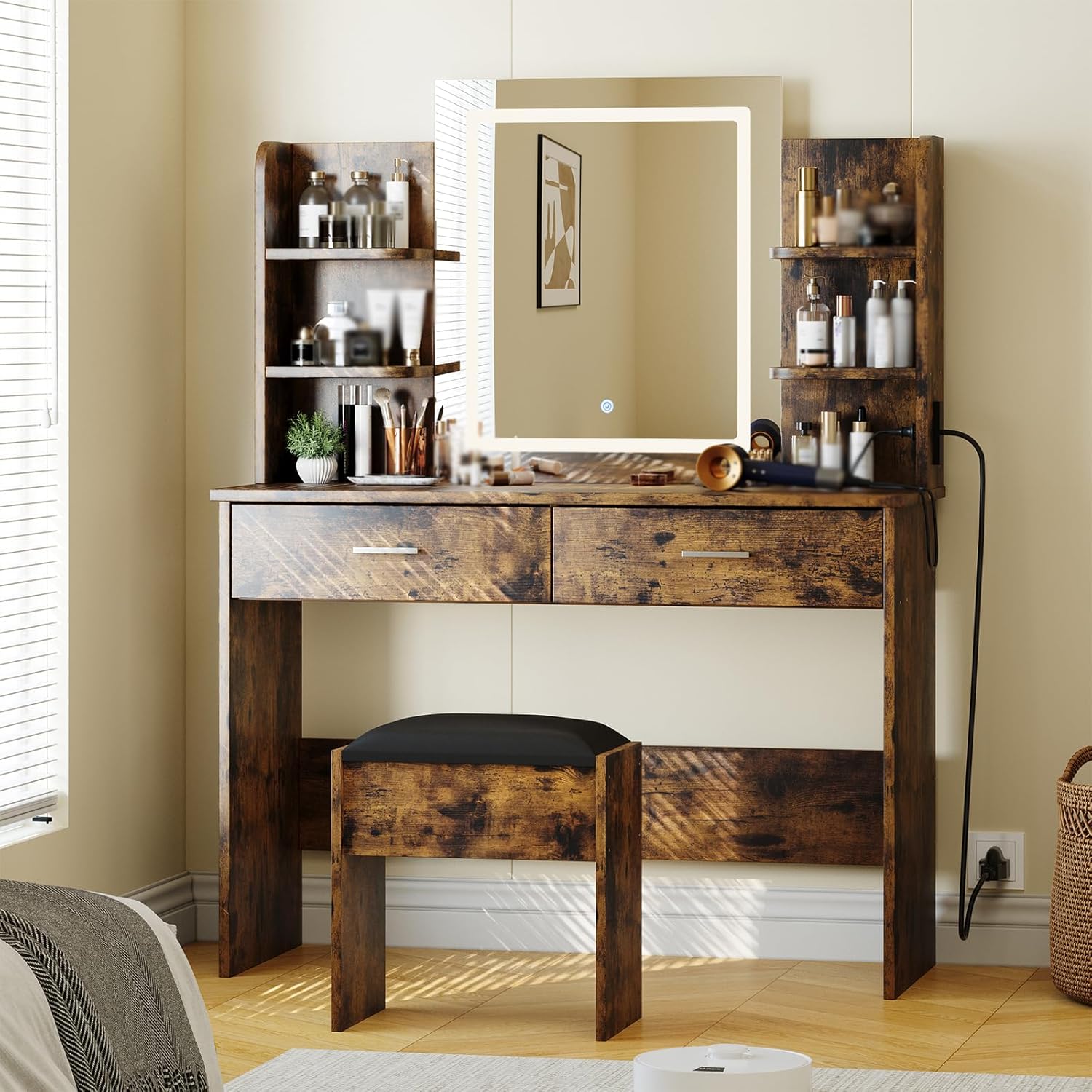 Qeetex LHF-SZT-PHO-14CNYFWN Bedroom-Vanities - View #7