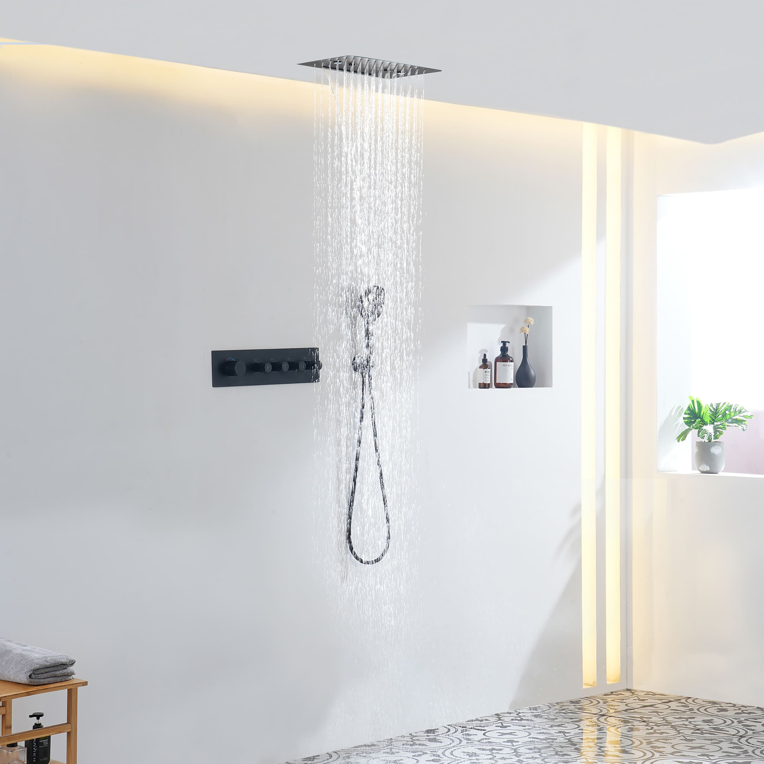 CASAINC CA-160209EB Showerhead-Bar-Panels - View #3