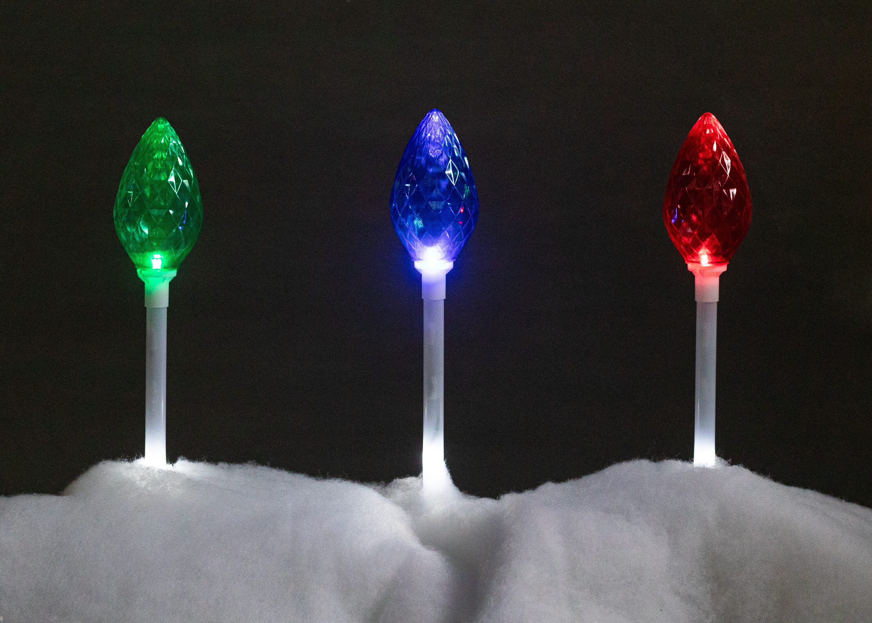 Brite Star 48-512-00 22.25-in Freestanding Ornament Blow mold with Multicolor LED Lights