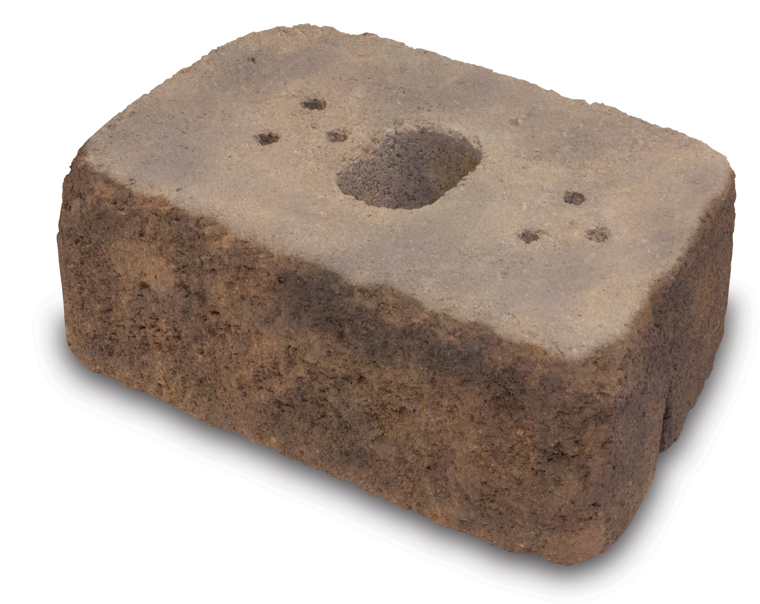  P5928A8716 6-in H x 16-in L x 10-in D Concrete Retaining Wall Block