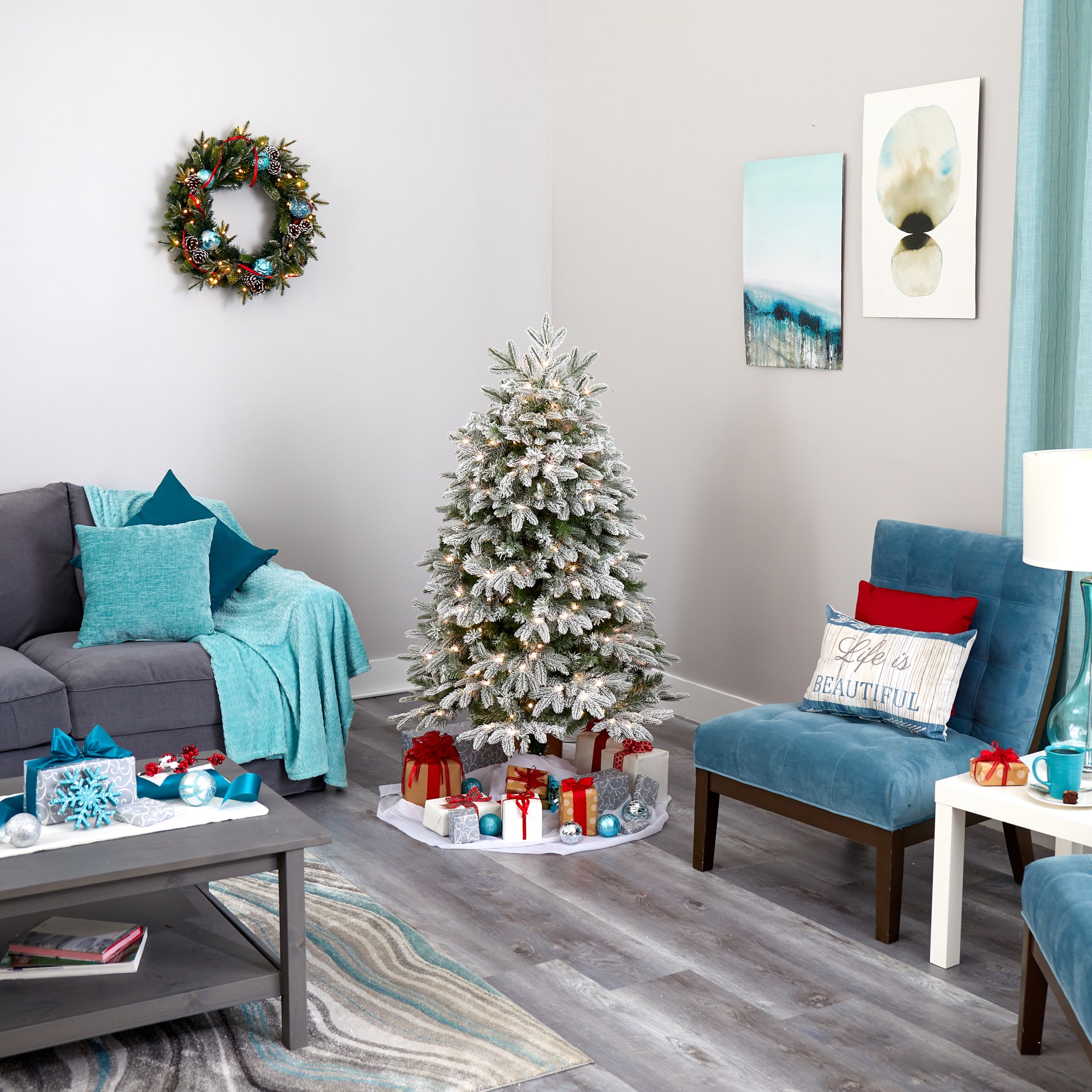Nearly Natural T1574 Artificial-Christmas-Trees - View #8