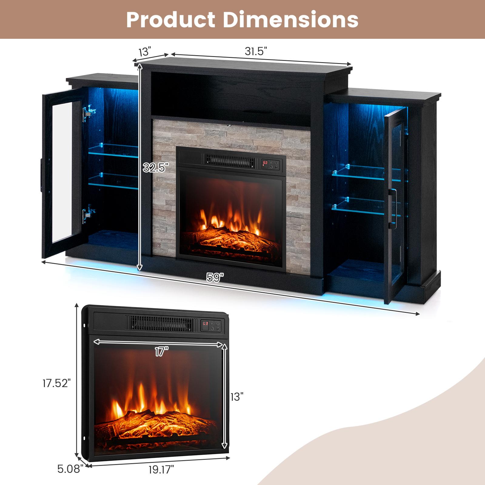 BABOOM BOM-81US-DK-CO Electric-Fireplaces - View #4