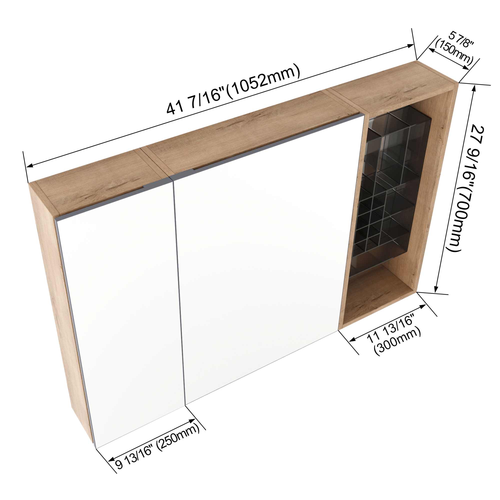 Roomfitters RF-W999S00547 Bathroom-Wall-Cabinets - View #3