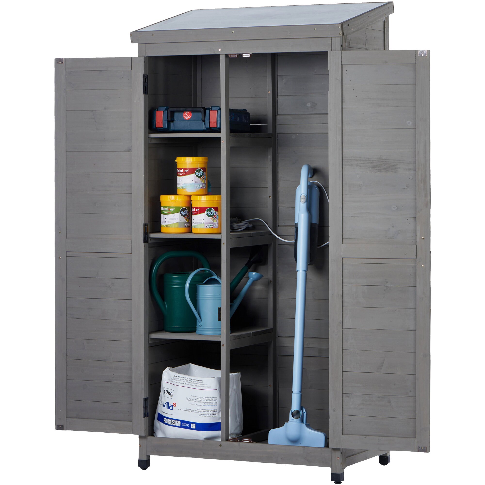 Afoxsos LAF0205S54 Metal-Storage-Buildings-Sheds - View #5