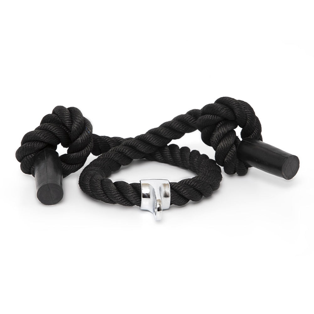 Power Systems - Super Tricep Rope Black Long Braided Cotton Cable Machine Attachment