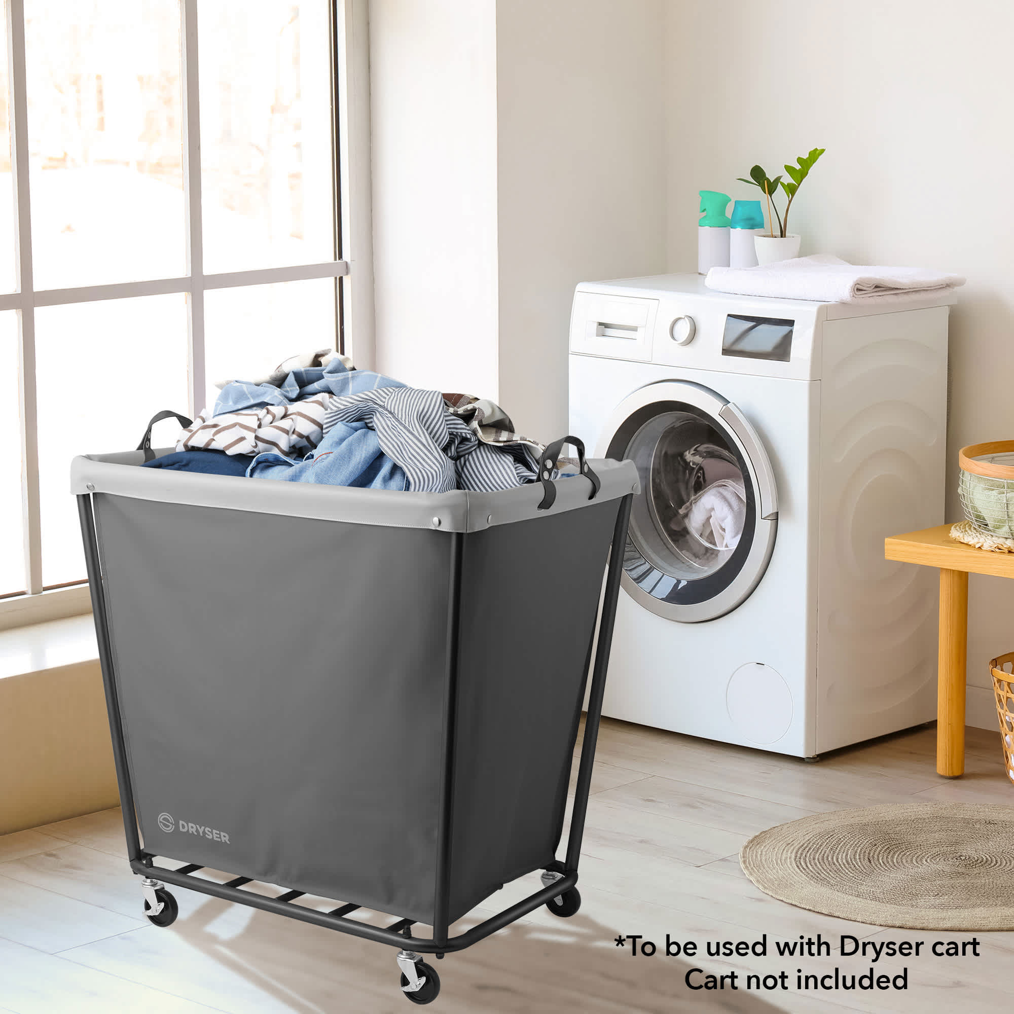 Dryser JAN-BAG-300-GRY Hamper-Baskets - View #6