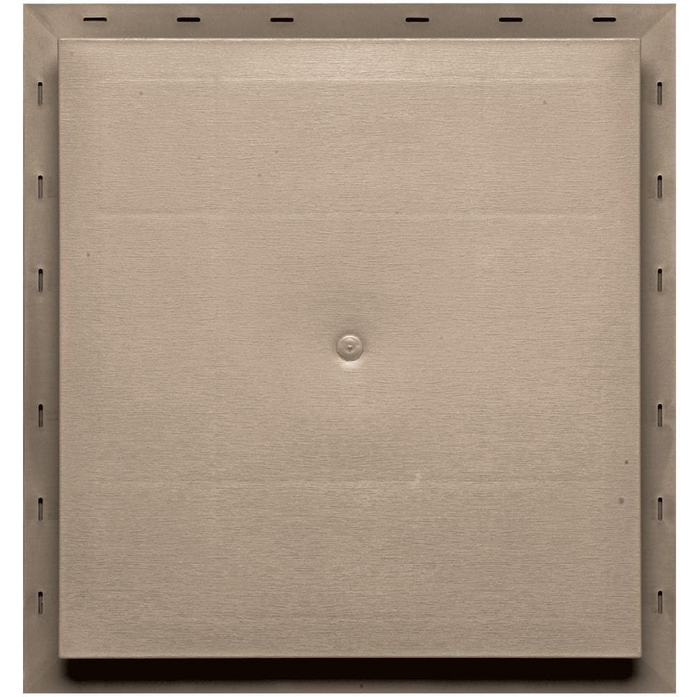 Builders Edge 130010005023 15.5-in x 16.5-in Wicker Vinyl Universal Mounting Block