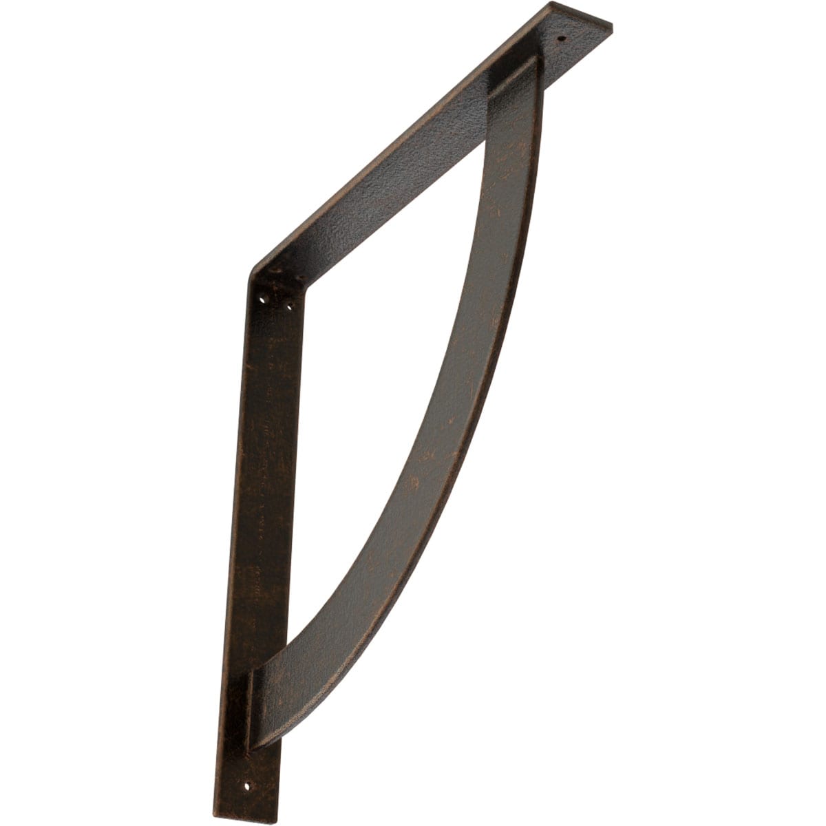 Ekena Millwork BKTM02X18X18BUABZ Bulwark 18-in x 2-in x 18-in Antique bronze Steel Mounting bracket