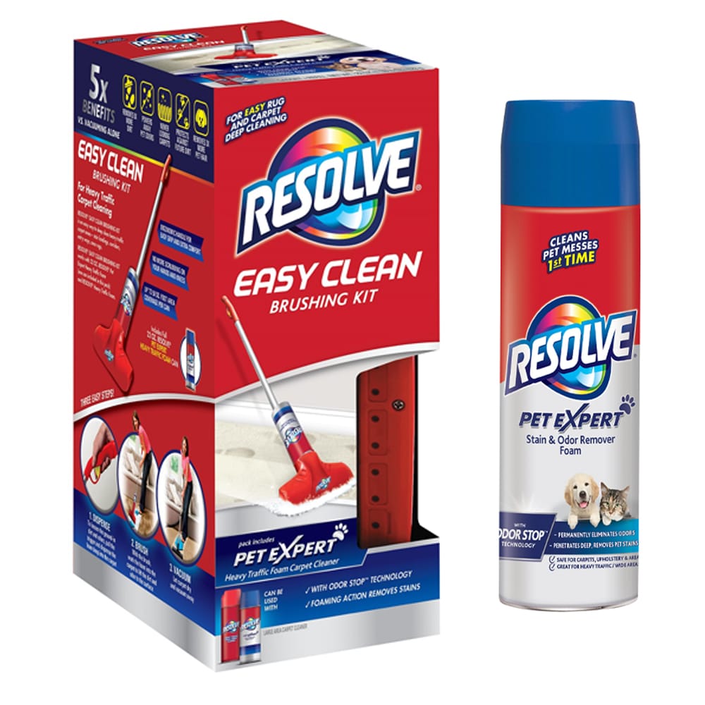 Shop Resolve Pet Expert Spot Remover Foam Brushing Kit and Refill