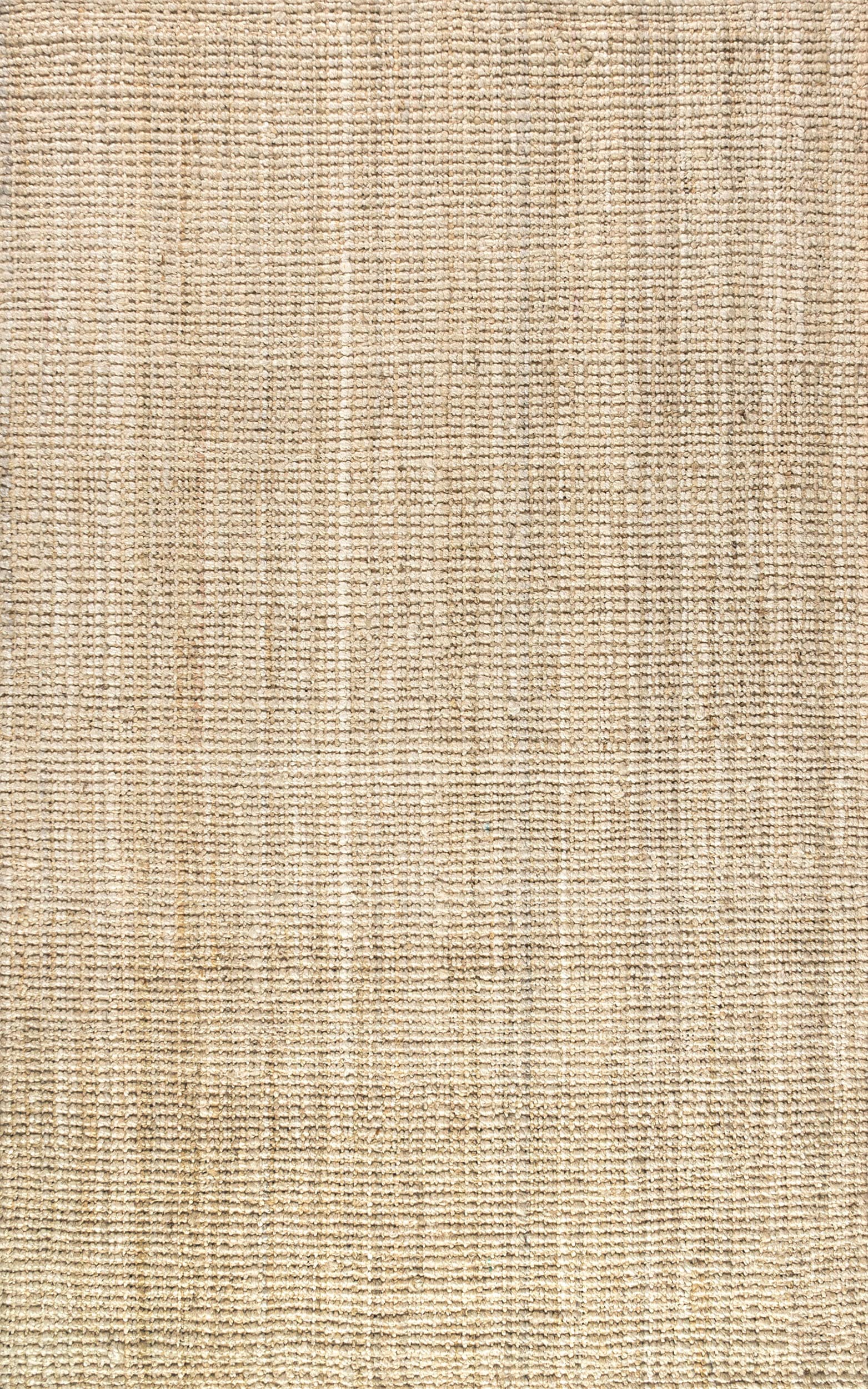 JONATHAN Y Natural Fiber 8 X 10 (ft) Jute Ivory Indoor Solid  Bohemian/Eclectic Area Rug