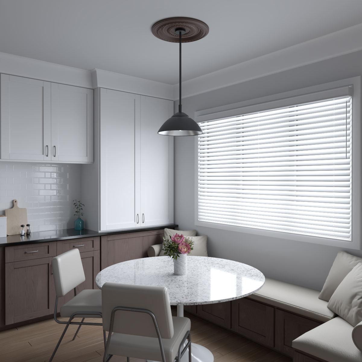 Ekena Millwork CMP19CODRU Ceiling-Medallions - View #6