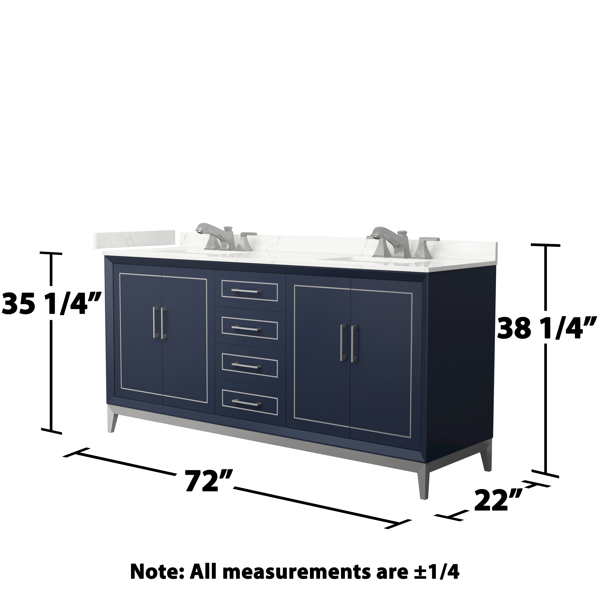 Wyndham Collection WCH515172DBNGTUS3MXX Bath-Vanity-Combo - View #6