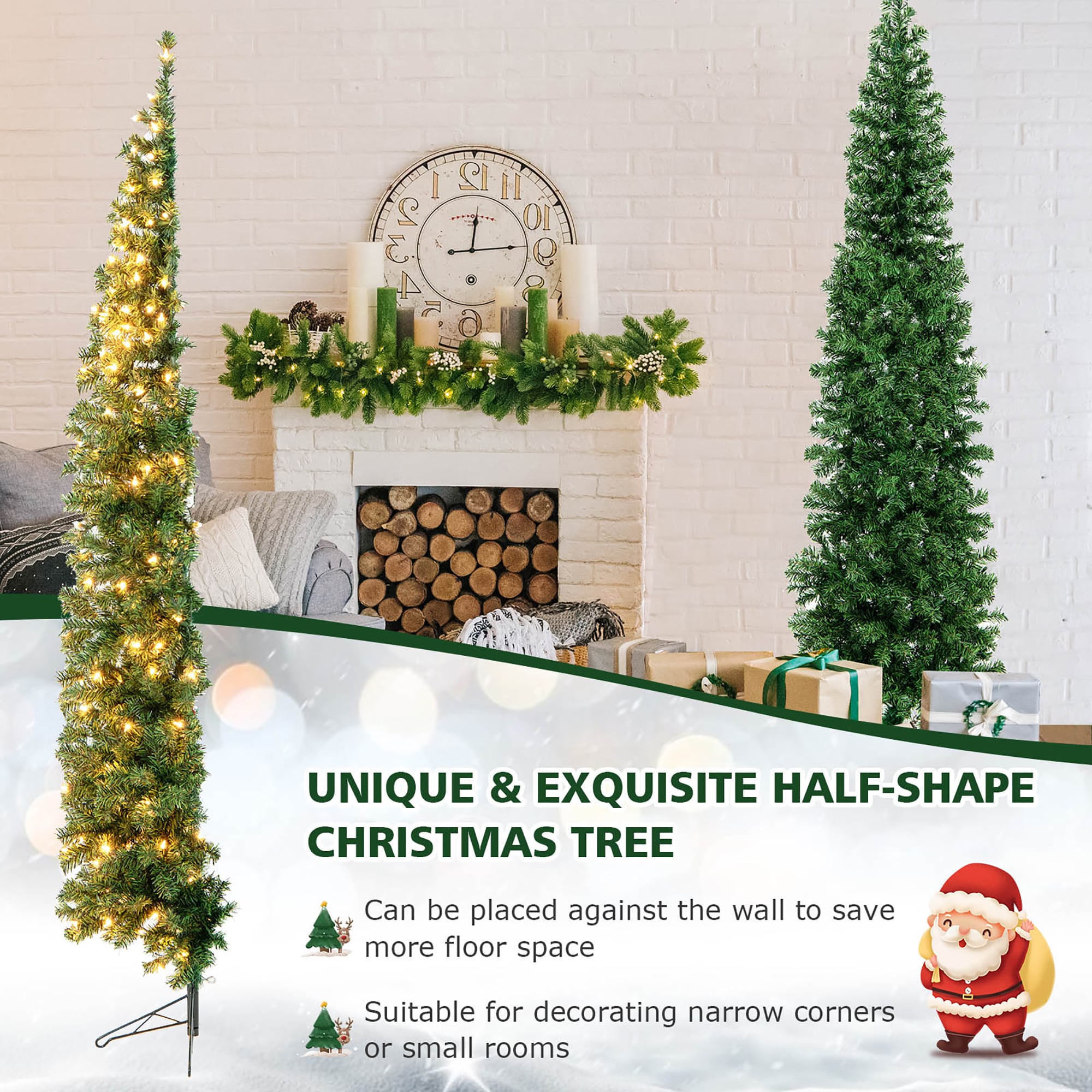 Costway CM24071US Artificial-Christmas-Trees - View #5