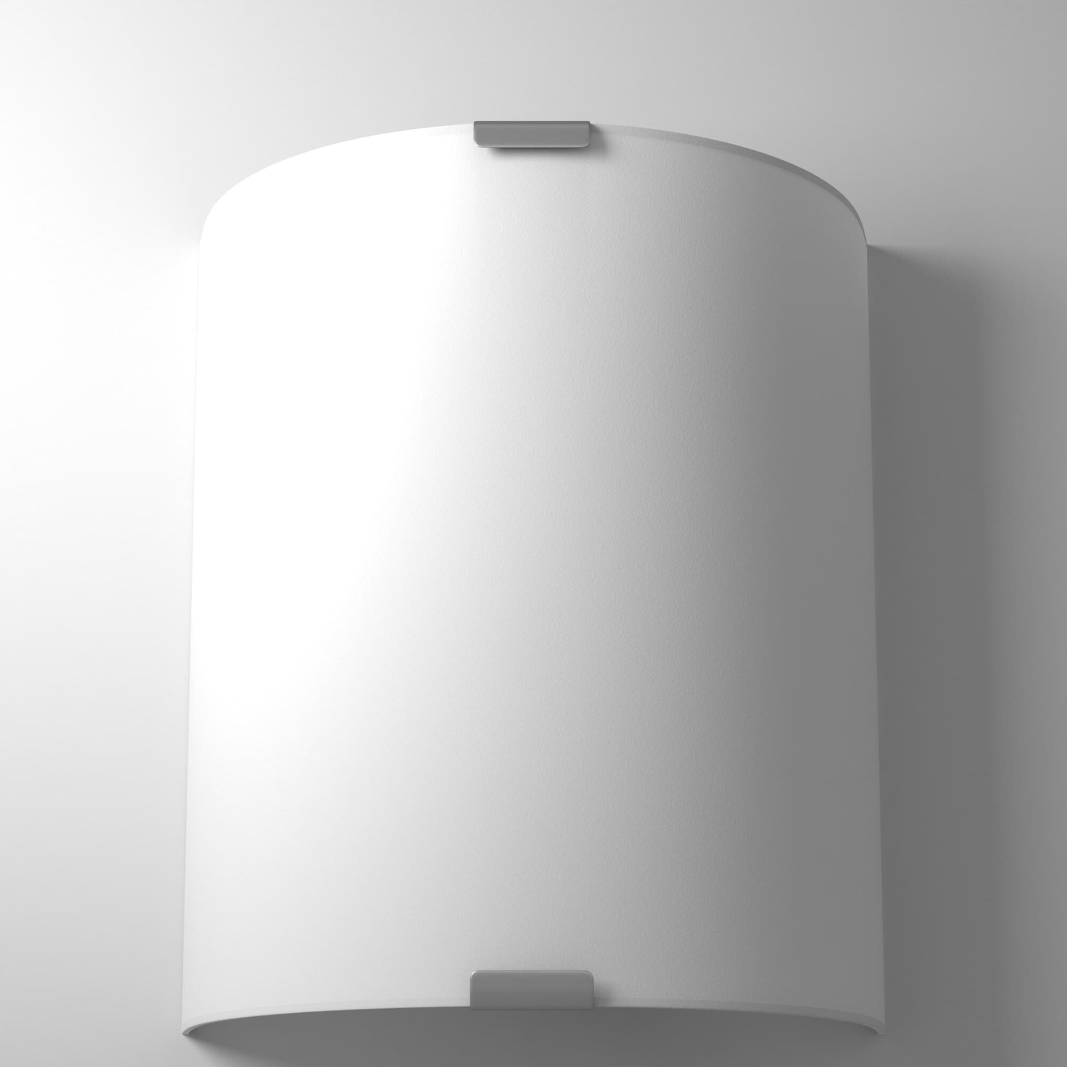 Grafik 8.25" Chrome Satin Glass Dimmable Wall Sconce