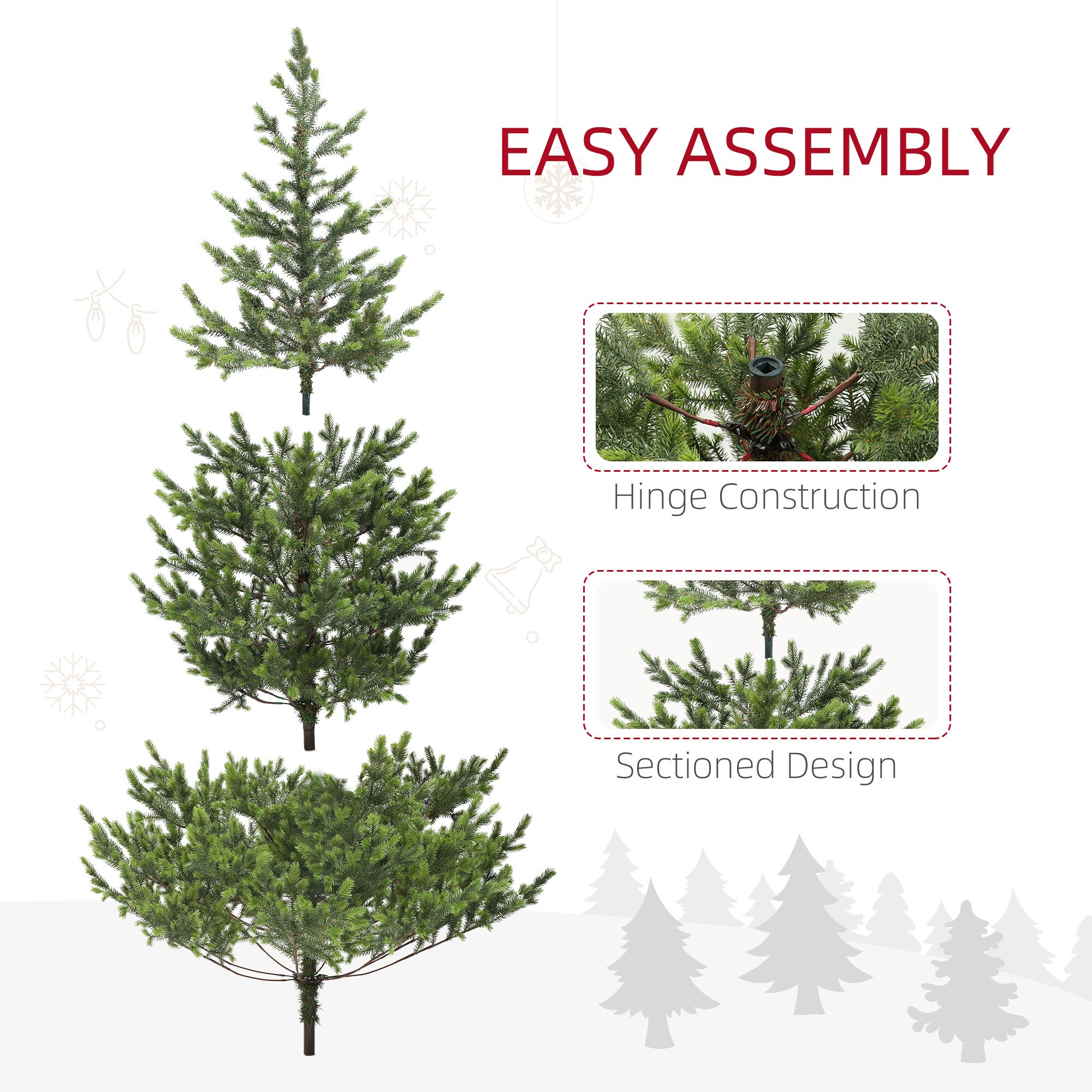 GDFStudio 329990 Artificial-Christmas-Trees - View #3