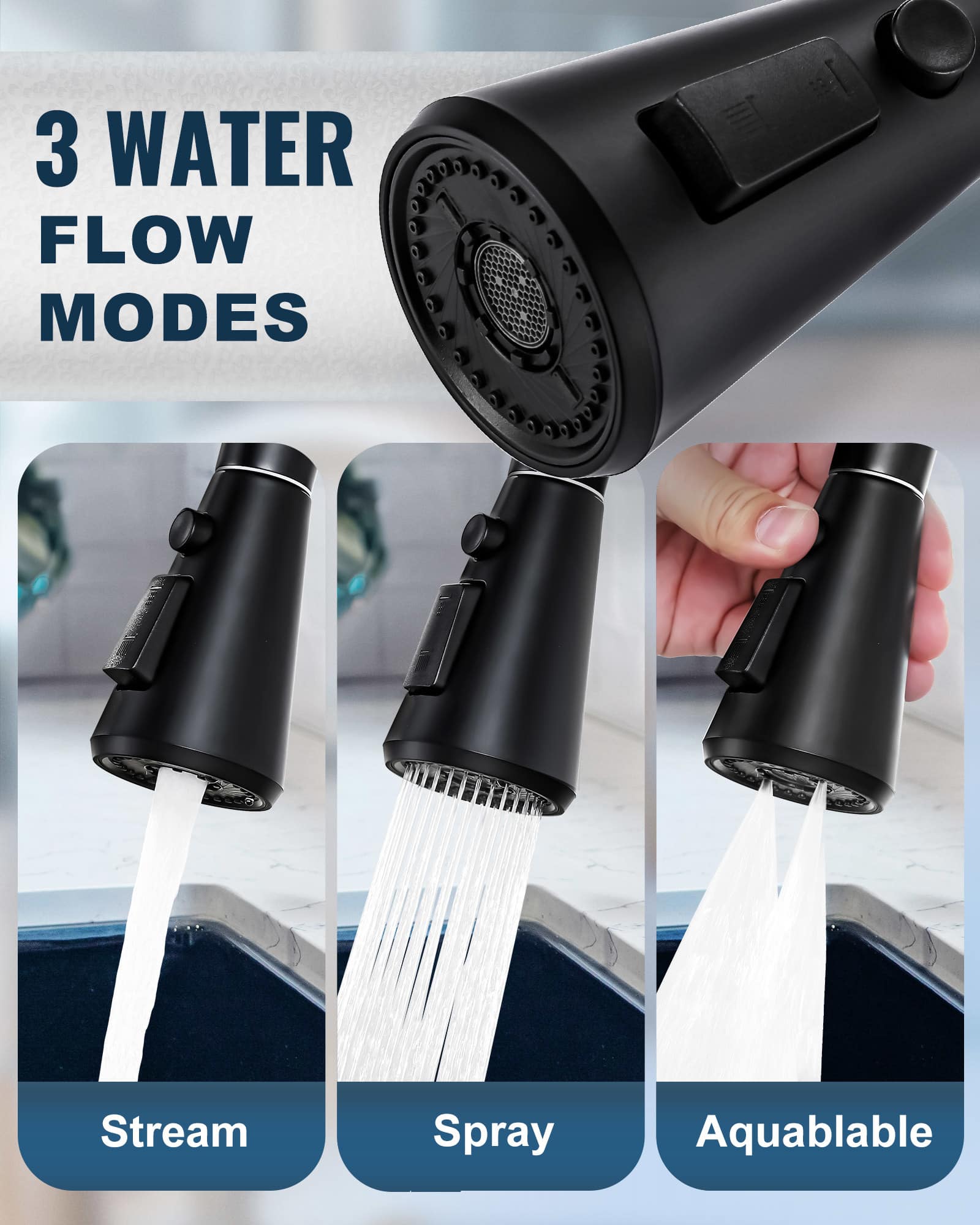 ALEASHA AL-7H12B Faucet-Spray-Hoses-Accessories - View #3