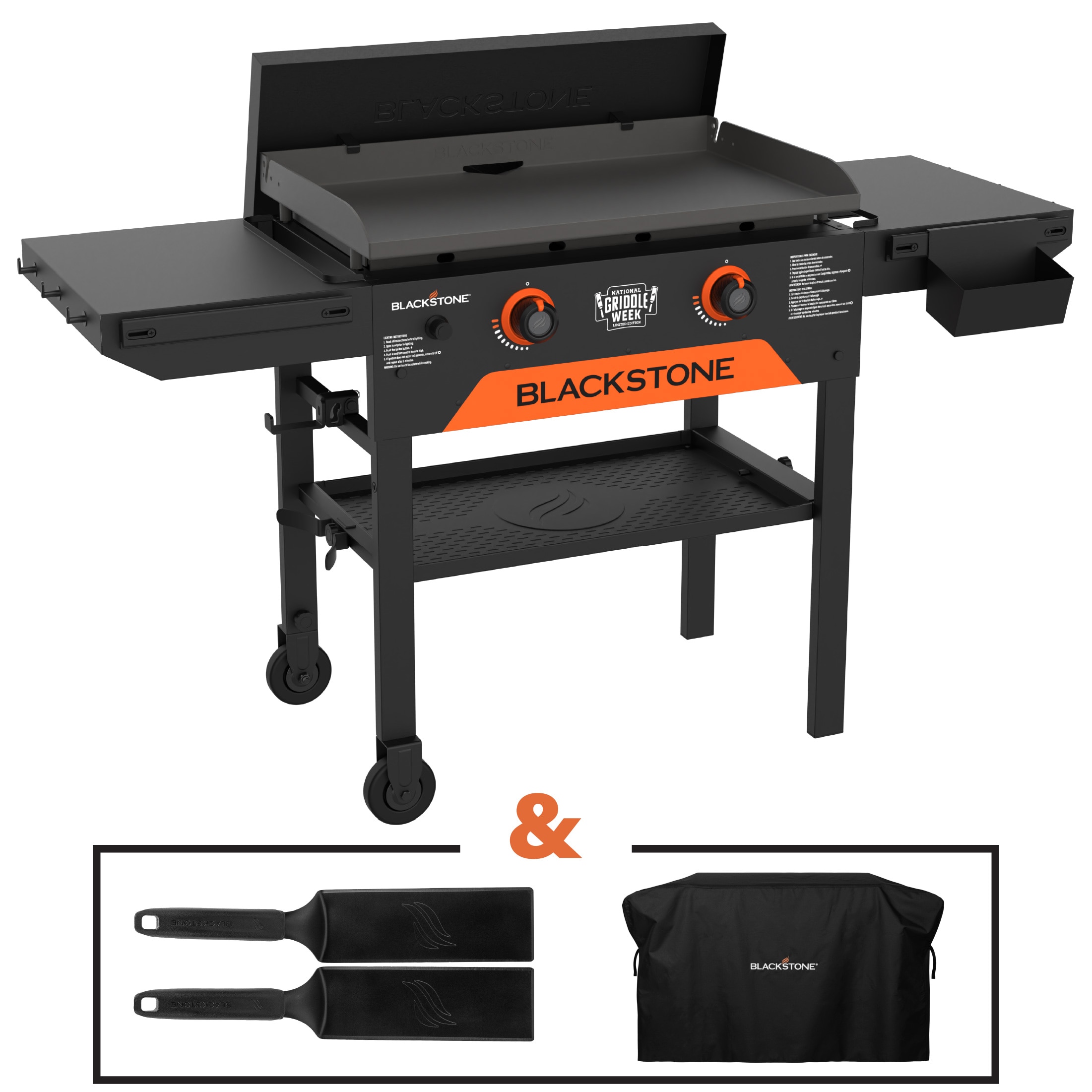 Blackstone 28" Omnivore National Griddle Week Bundle 2 -Burner Liquid propane Flat Top Grill