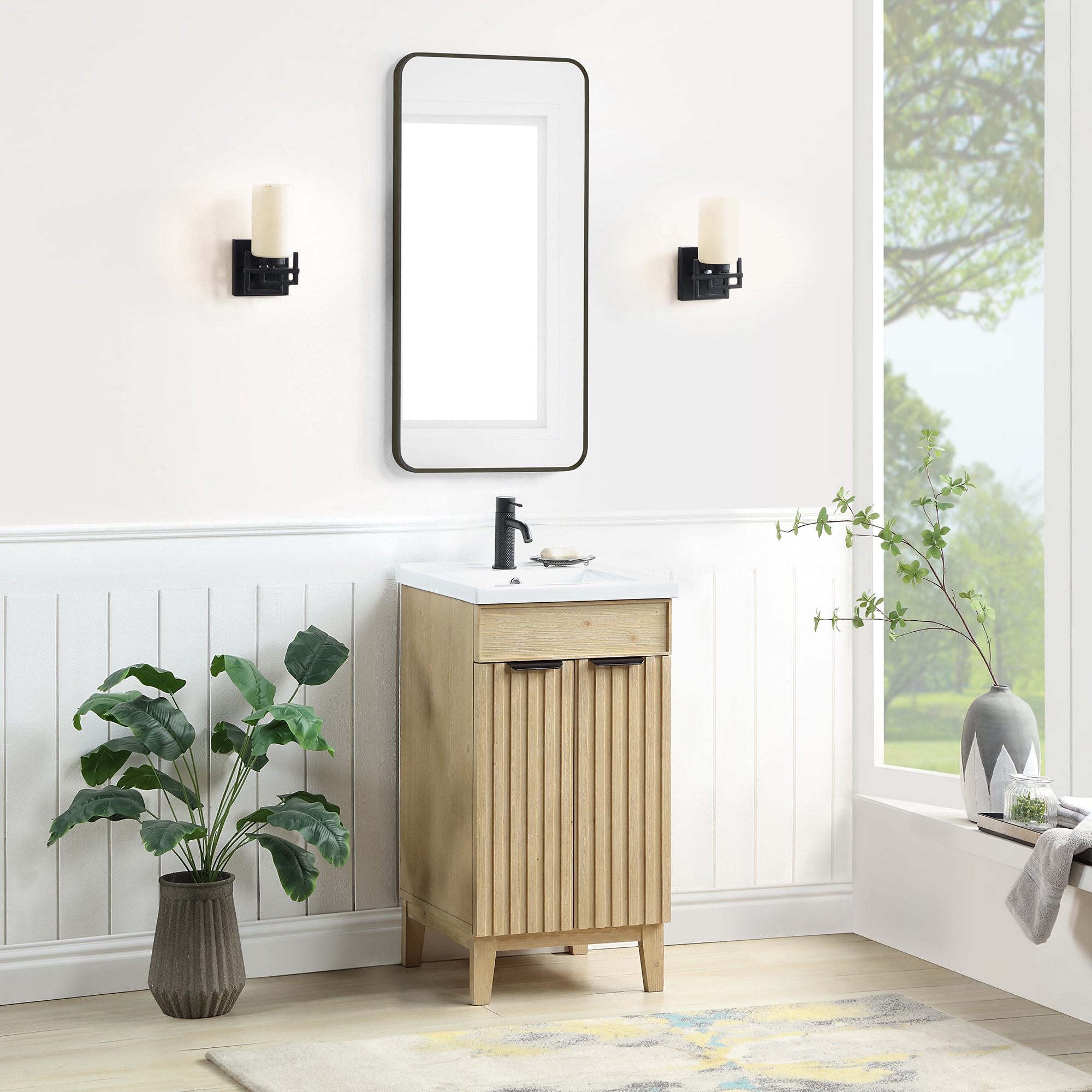 Vinnova 707618-SN-WH Bath-Vanity-Combo - View #3