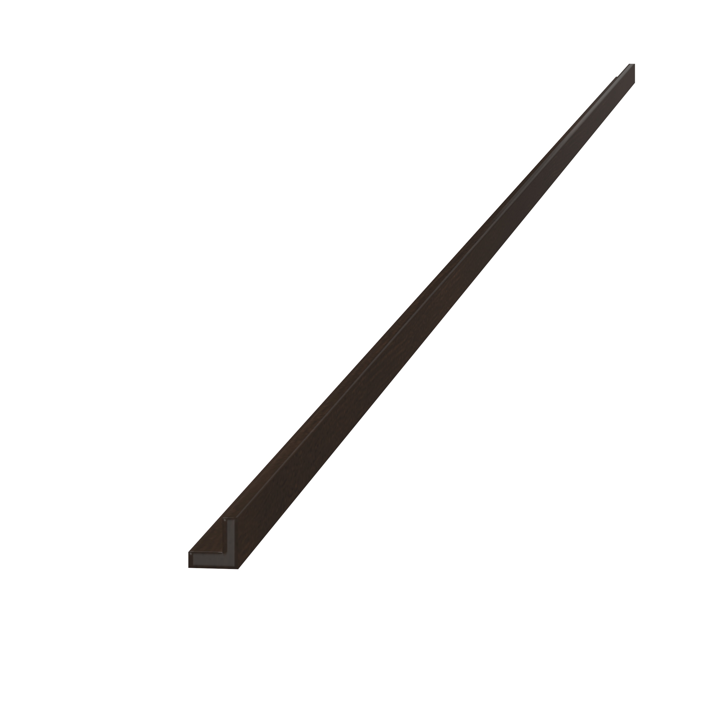 RELIABILT Parkstone II Chamfered Cabinet Moulding 0.75-in W x 96-in H x 0.75-in D Espresso Stained (Outside Corner Molding)