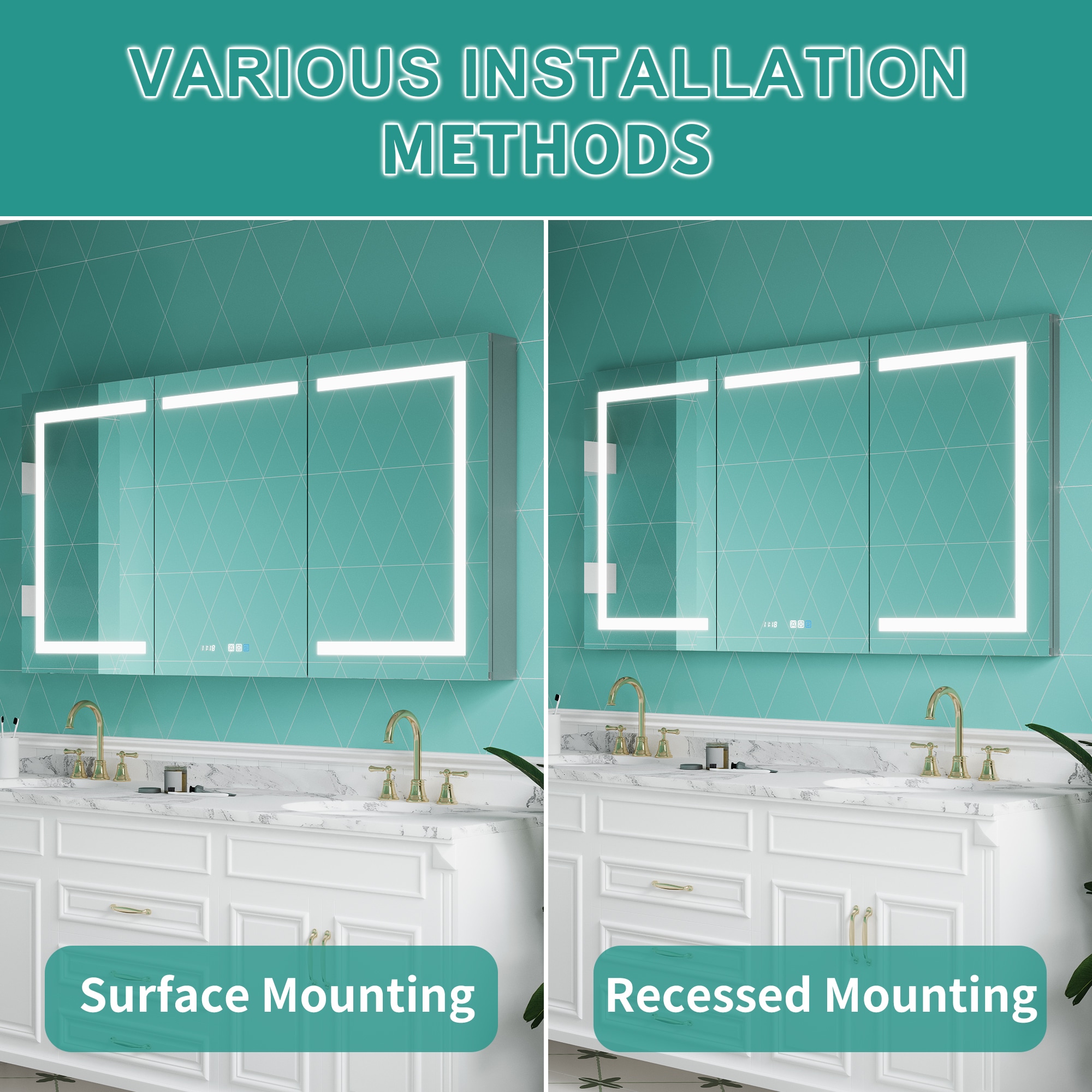 ExBrite 2430V3LV3R1226XD2 Bathroom-Medicine-Cabinets - View #14