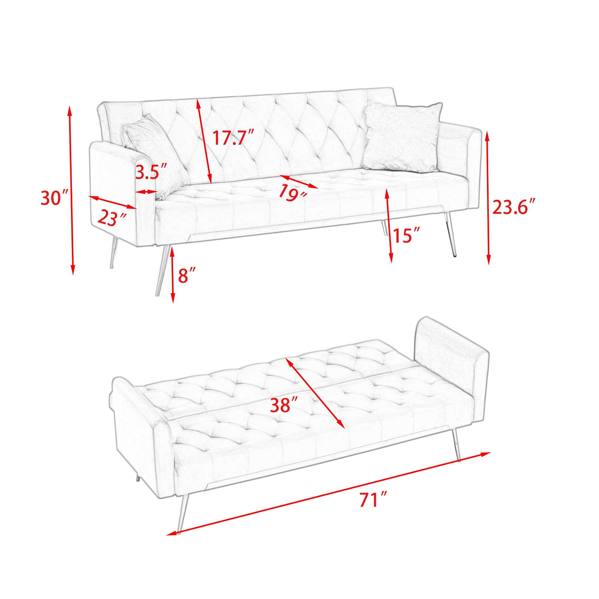 Bybafun YC5200041 Sofas-Loveseats - View #5