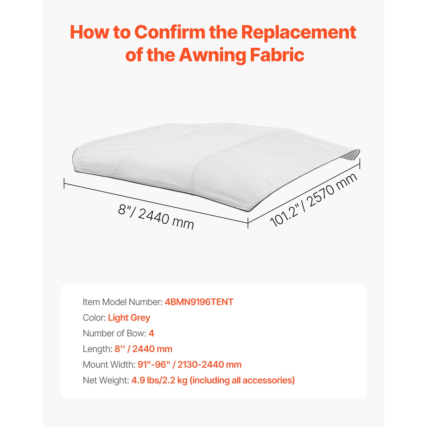 VEVOR SC4GCYZYP96907228V0 Boat-Covers - View #7