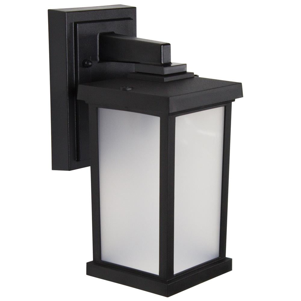 Solus WM-S51SF-BK-S 1 -Light 11.6-in H Black Hardwired Motion Sensor Outdoor Wall Light