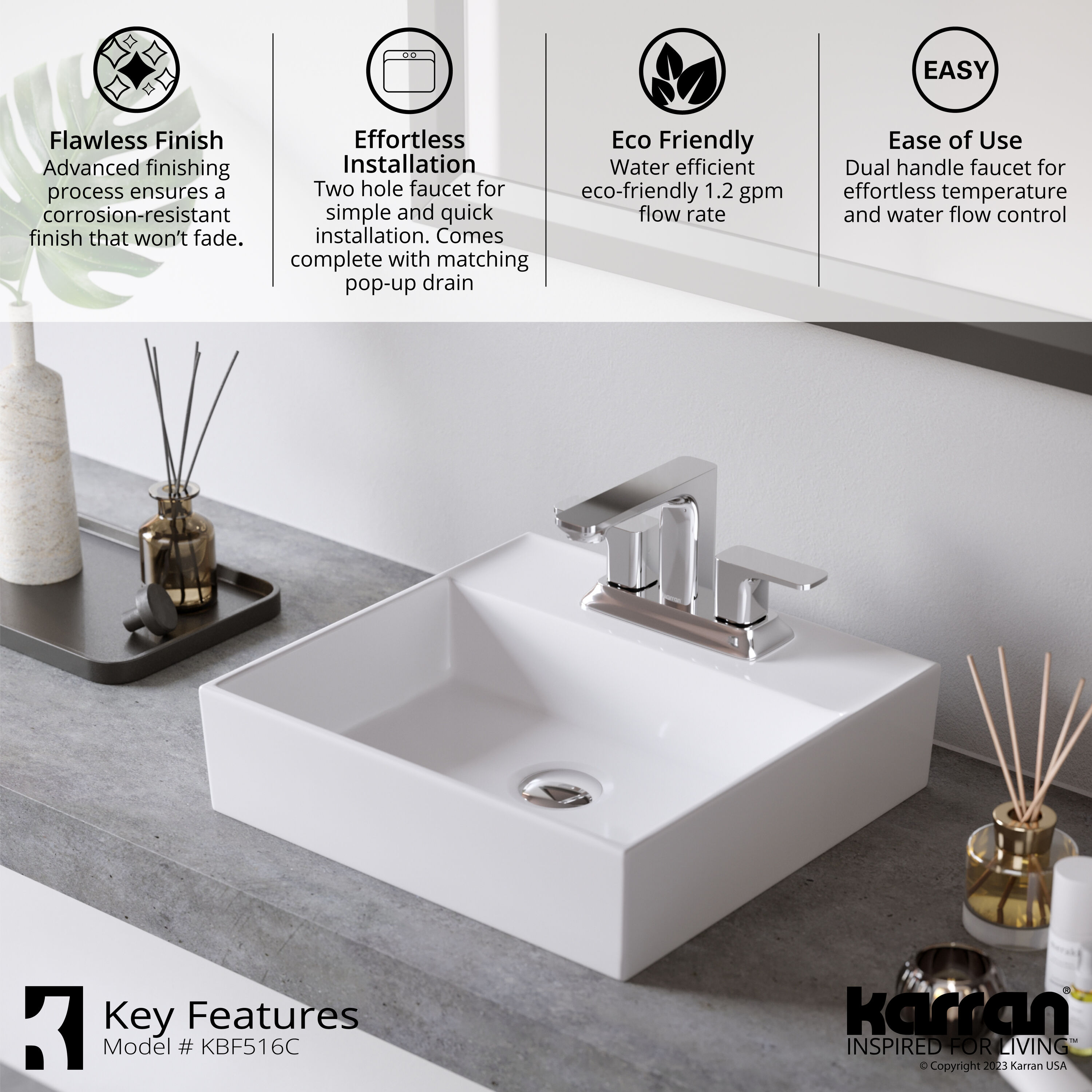 Karran KBF516C Lavatory-Faucets - View #6
