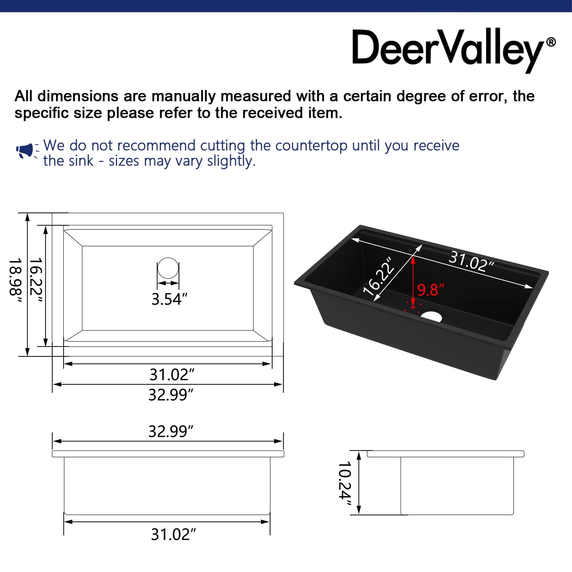 DeerValley DV-1K0173 Kitchen-Sinks - View #8