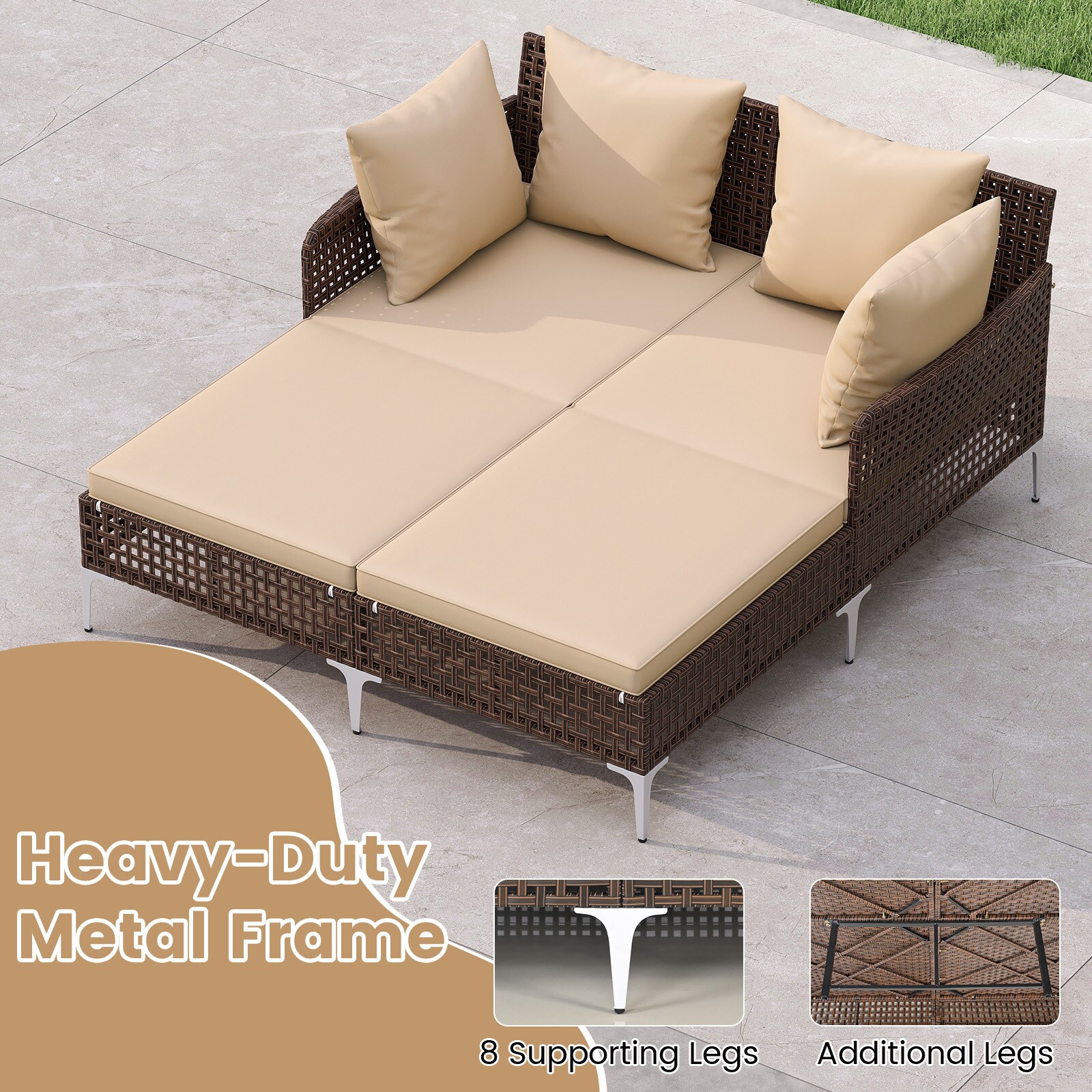 Slickblue D-CO-NB93347WH Patio-Sofas-Daybeds - View #6