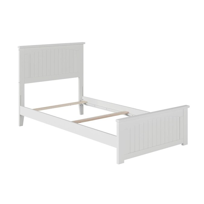 Atlantic Furniture Nantucket White Twin, Measurements Of Twin Xl Bed Frame