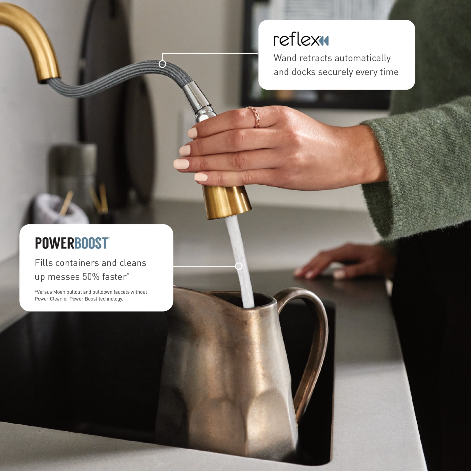 Moen 87913BG Kitchen-Faucets - View #3