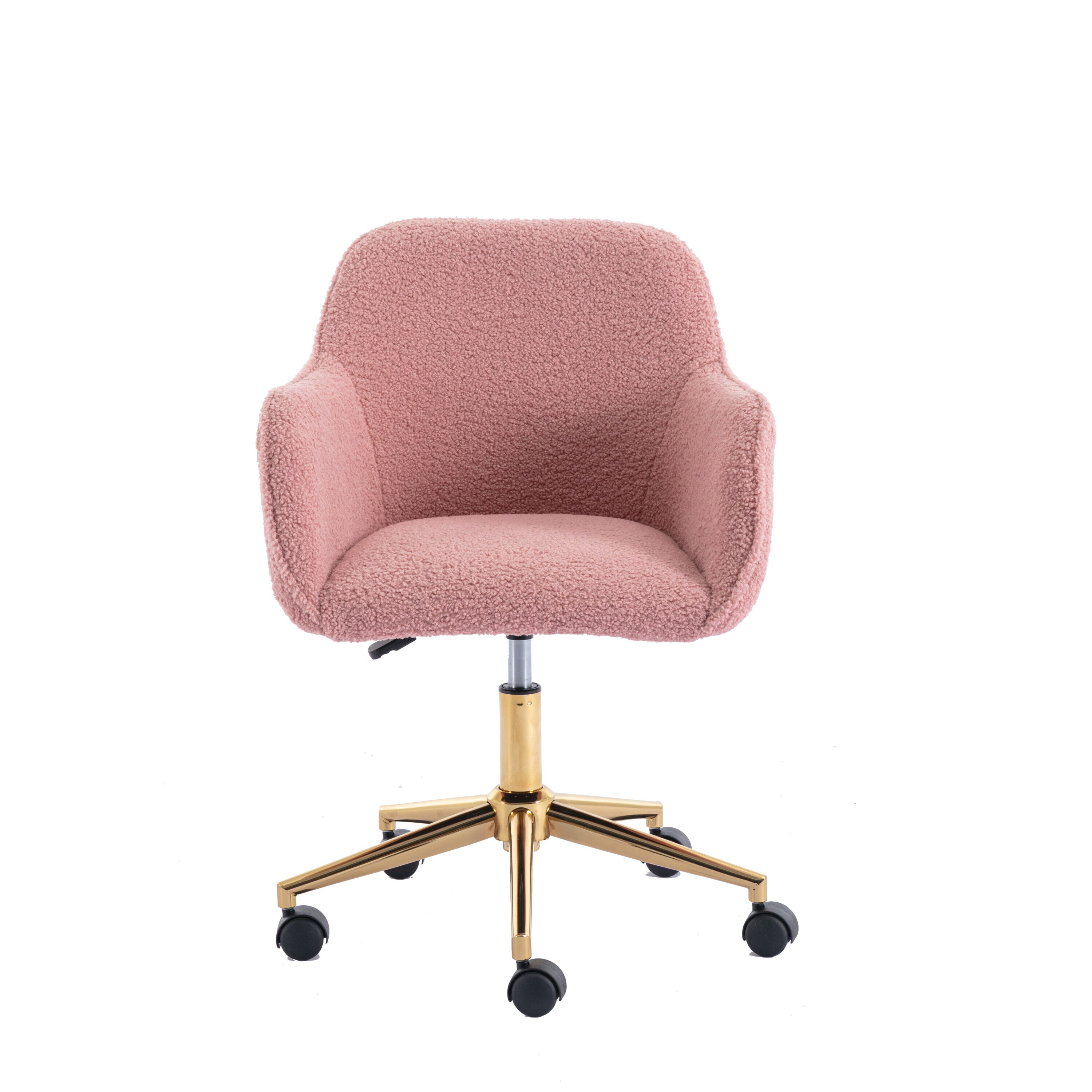 Ergonomic Office Chair, Swivel Home Office Desk Chair With Gold