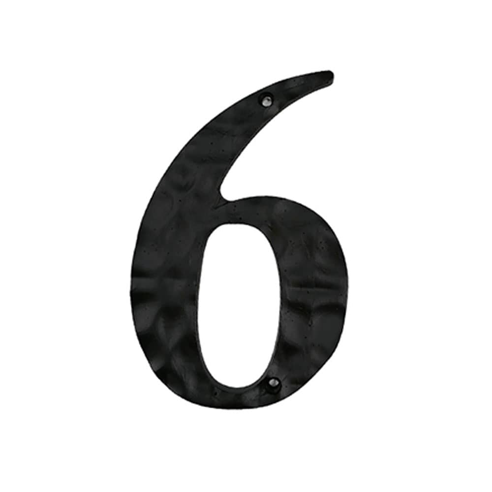 Small Number 6 - Black