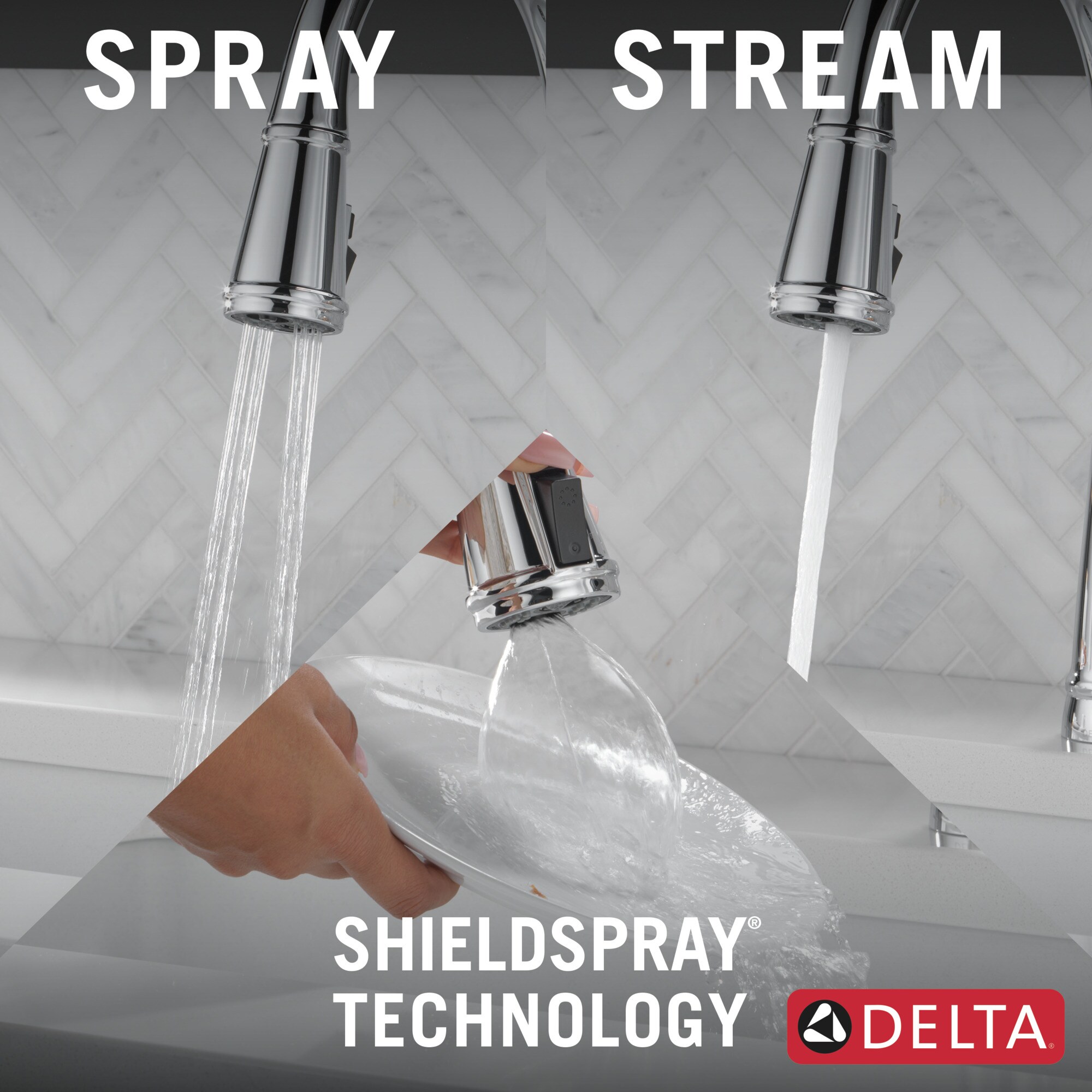 Delta Alpen Chrome Single Handle Pull-down Kitchen Faucet with Deck Plate  and Soap Dispenser Included in the Kitchen Faucets department at