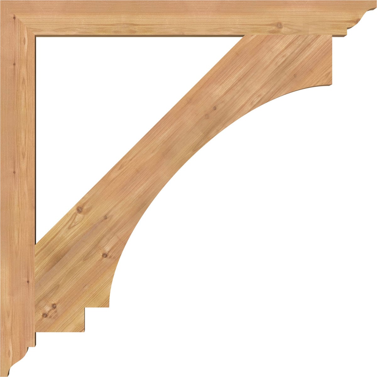 Ekena Millwork BKT04X38X38IMP01SWR Exterior-Brackets-Braces - View #3