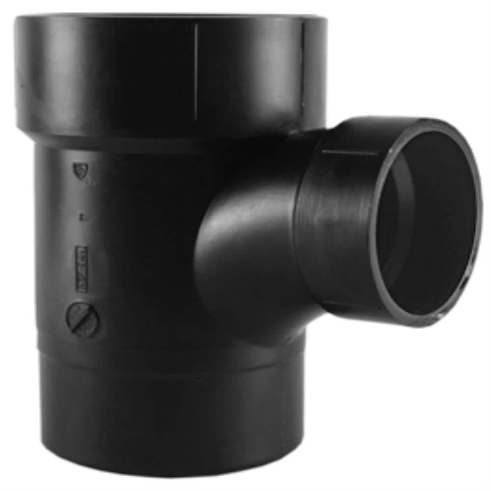 Charlotte Pipe ABS 00404  0600 2-in x 1-1/2-in x 1-1/2-in ABS DWV Reducing Sanitary Street Tee