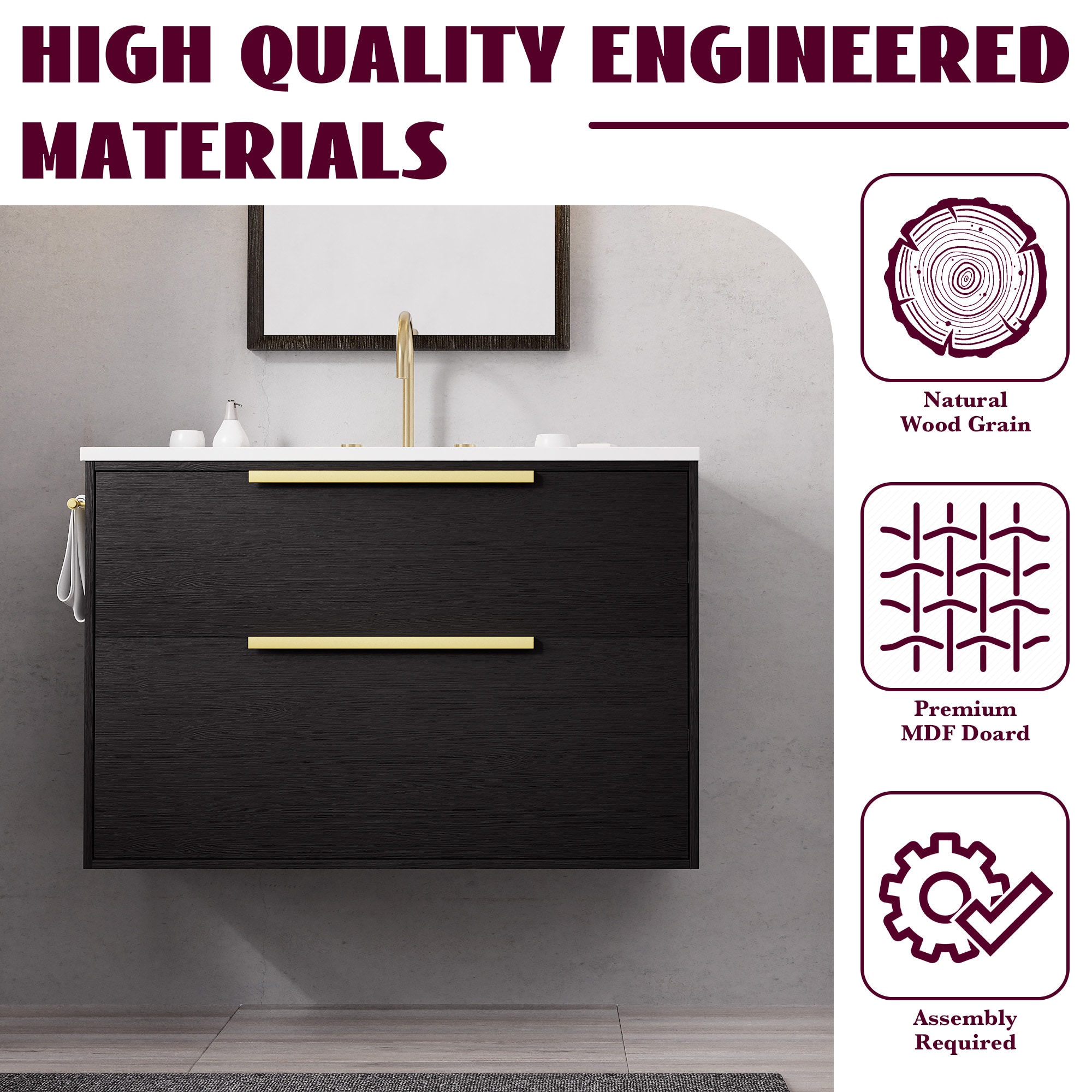 JEAREY FYSC-36-HS Bath-Vanity-Combo - View #7