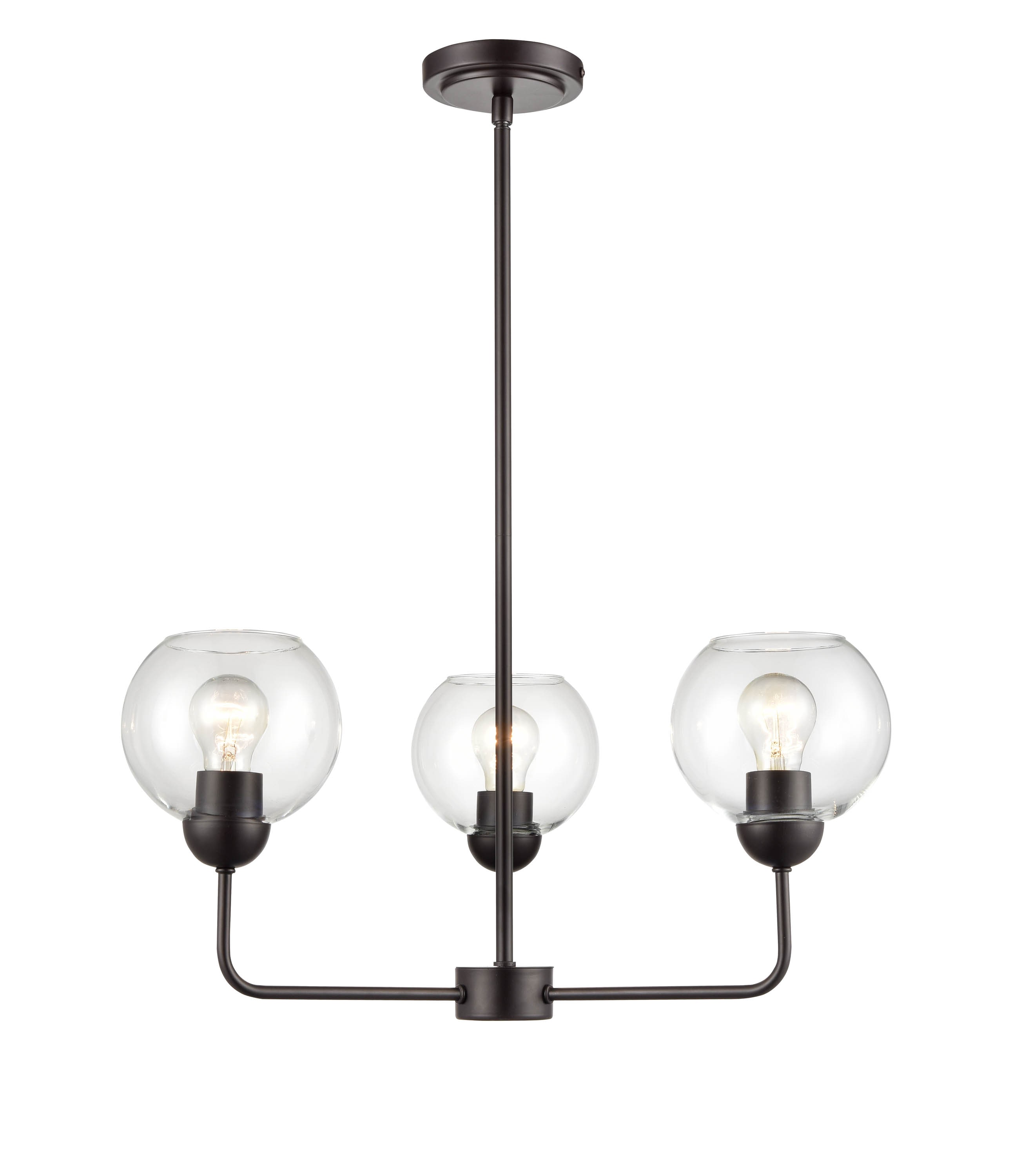 Origin 21 ELW280325-OZ Soren 3 -Light Bronze Transitional For Use in Bedrooms, Dining Rooms, Foyers, Kitchens, Living Rooms Chandelier