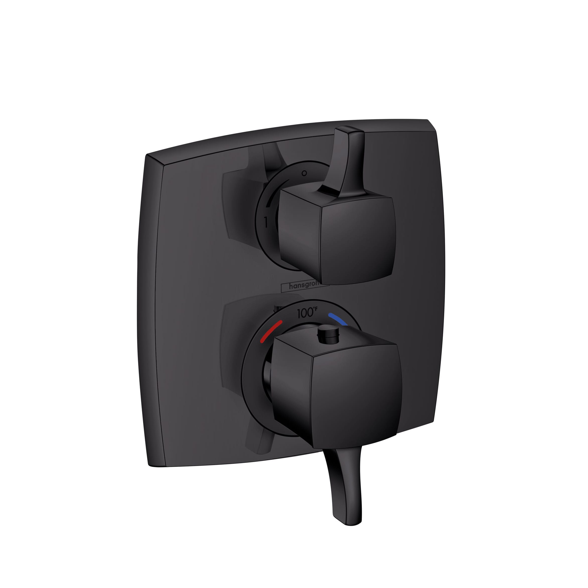 Hansgrohe 15727671 Matte Black 2 -Handle Lever Shower Faucet Handle