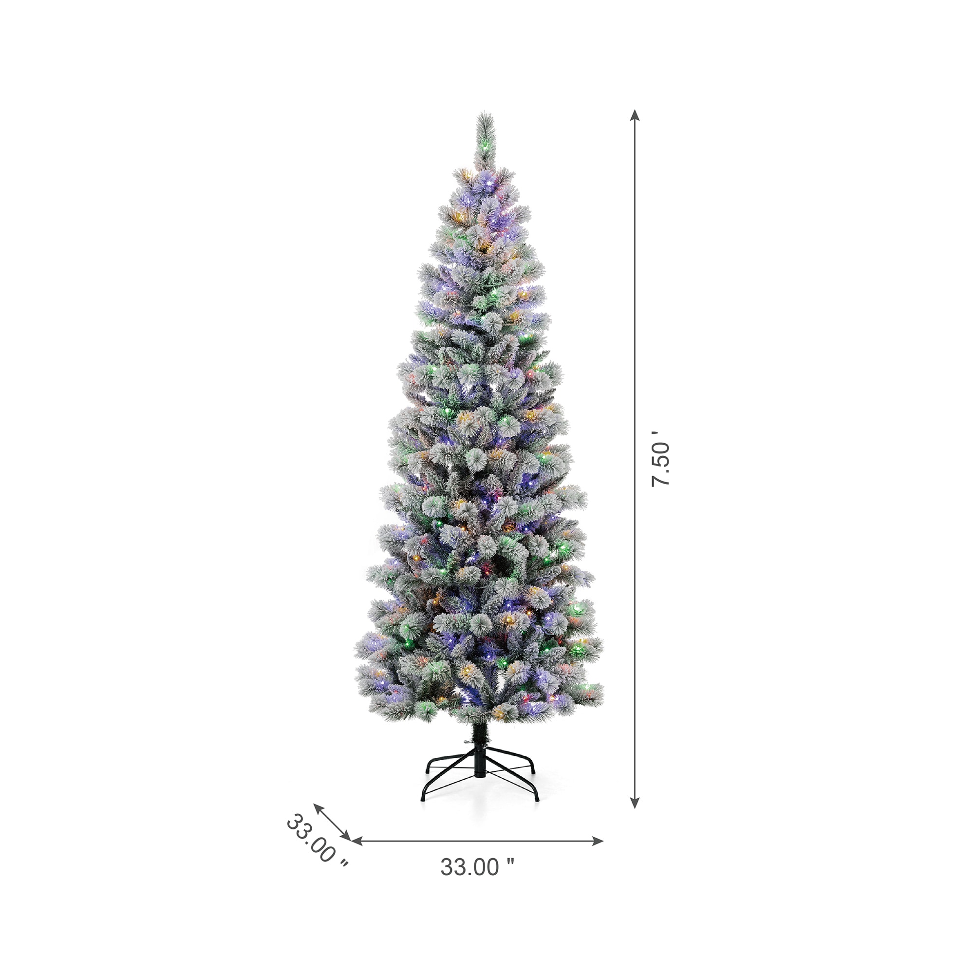 Glitzhome 2004900018 Artificial-Christmas-Trees - View #10