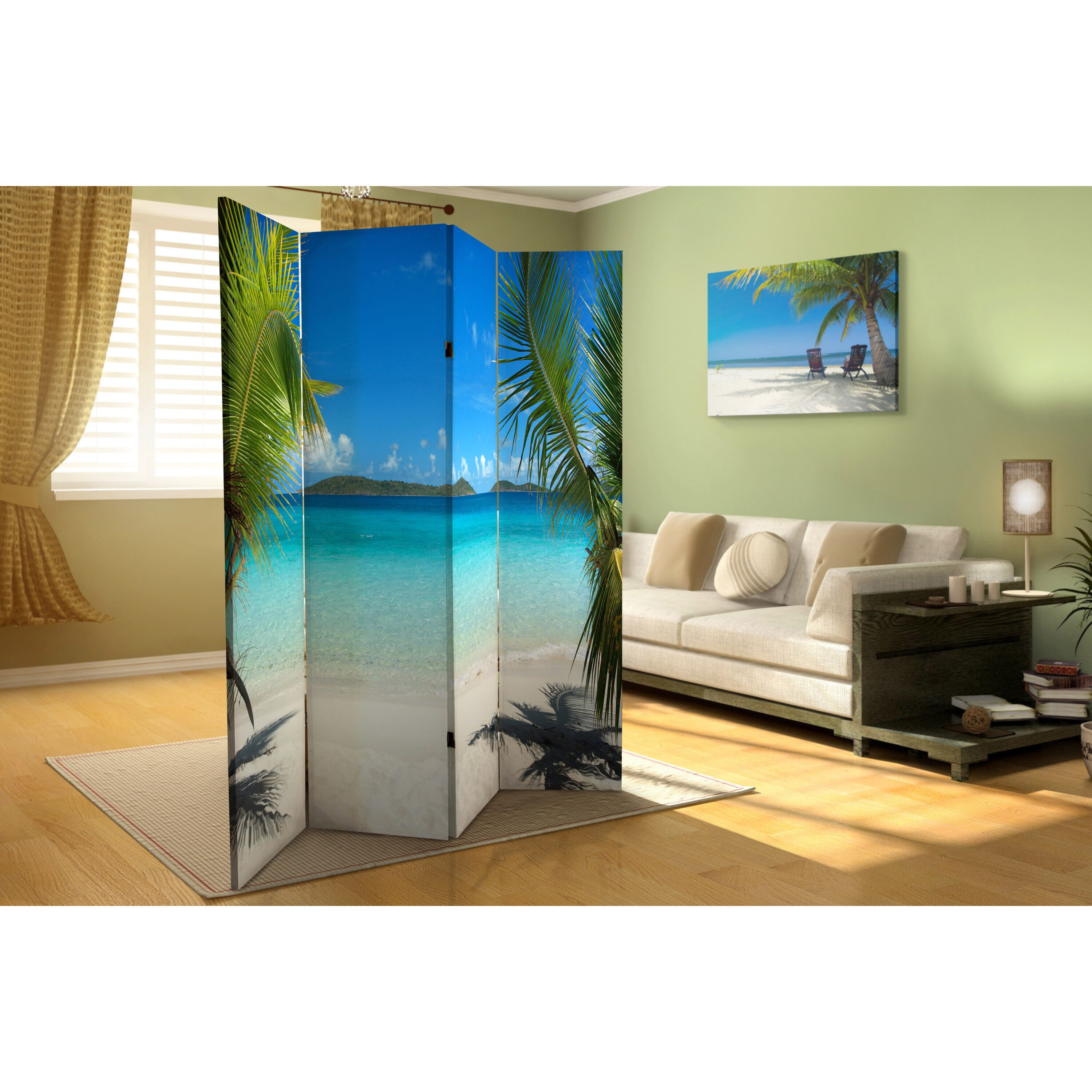 Red Lantern CAN-ART-BEACH5 Wall-Art - View #2