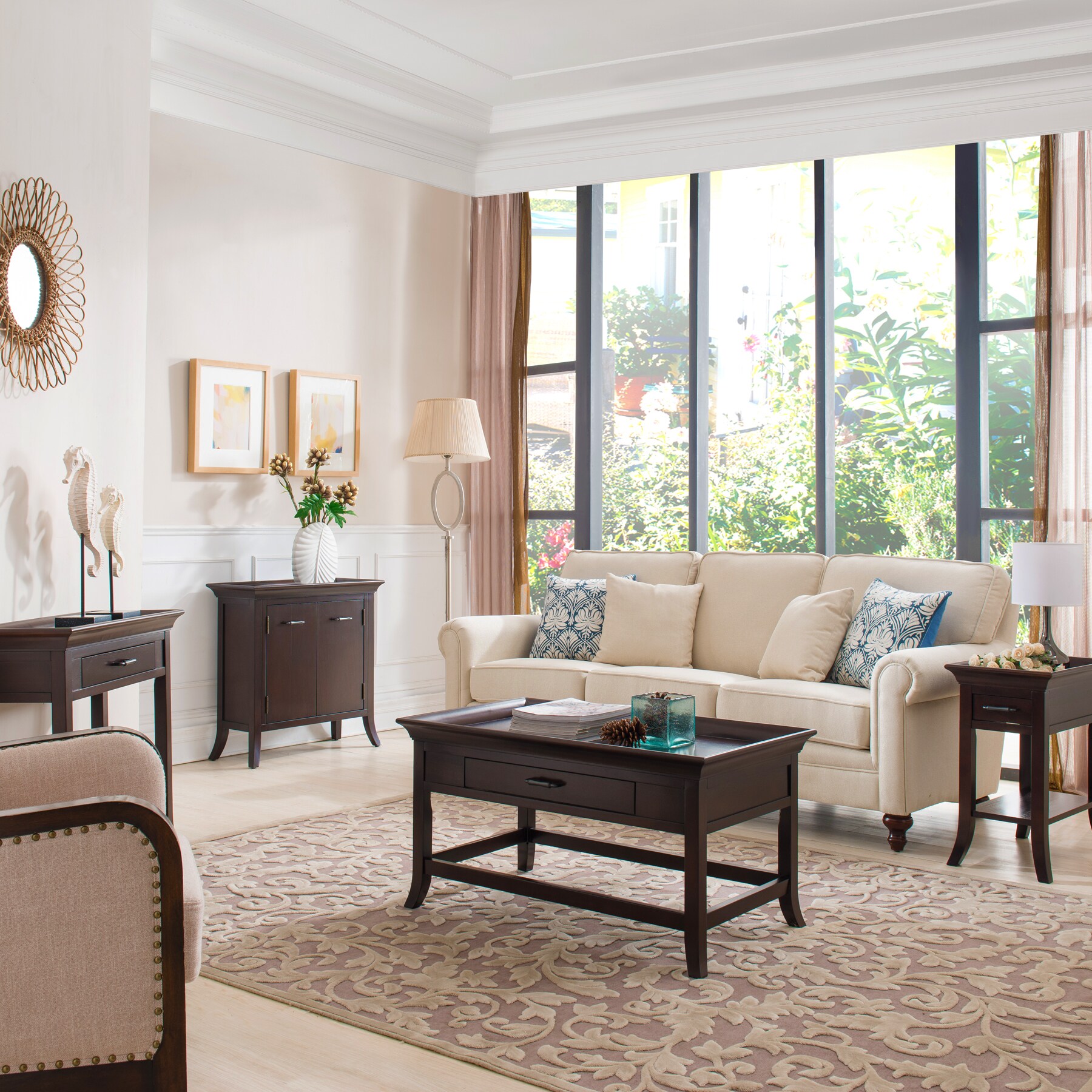 Leick Home 10129 Console-Sofa-Tables - View #4