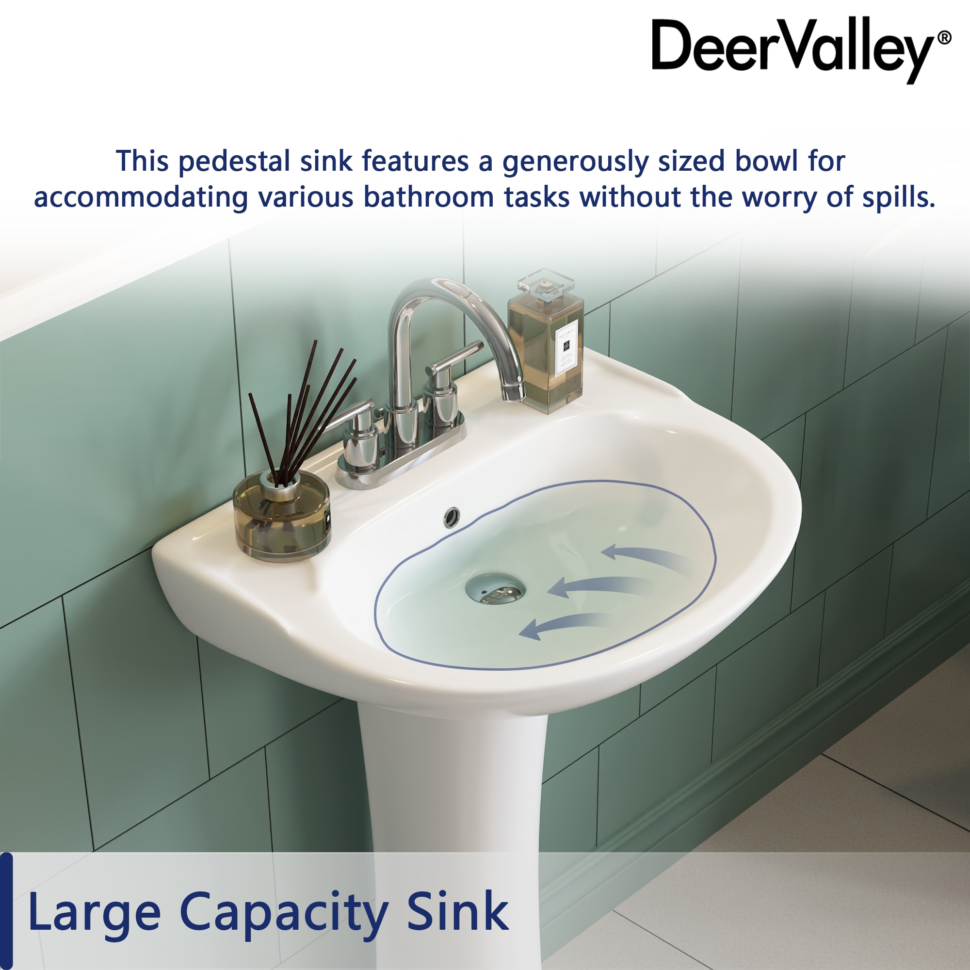 DeerValley DV-1P52503 Complete-Pedestal-Lavatories - View #9