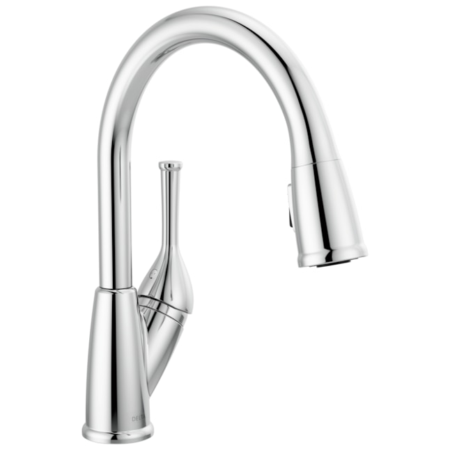Chrome kitchen online faucet