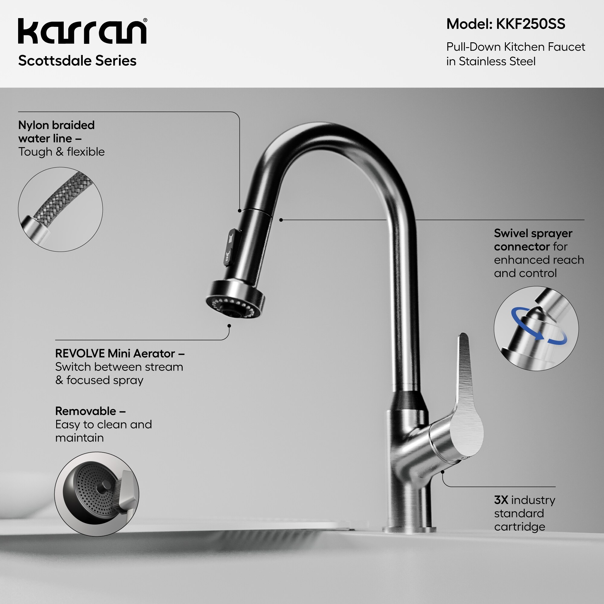 Karran KKF250SS Kitchen-Faucets - View #4